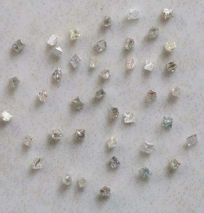 Brownish Gray Princess Cut Diamond Lot 0.86 CT, Natural Conflict Free 41 Pcs Loose Diamonds for Engagement Jewelry Design