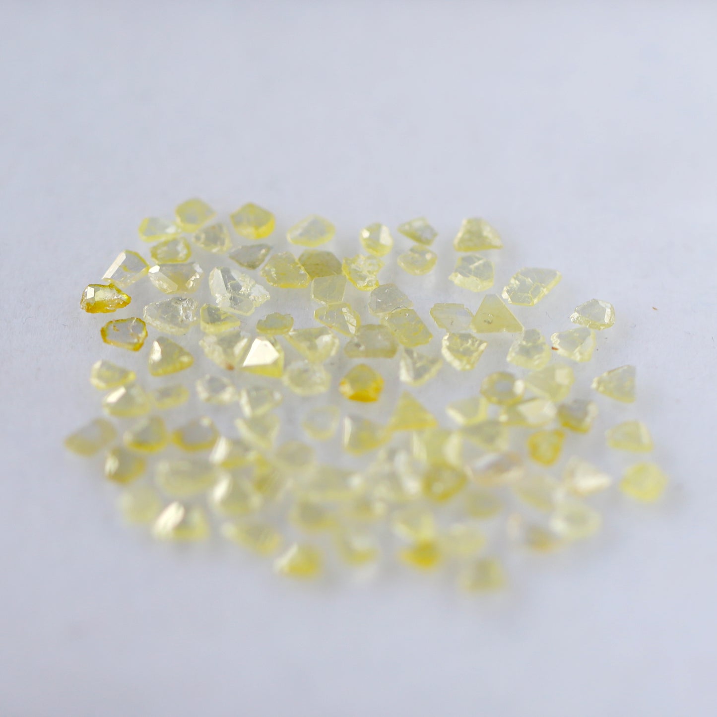 5.37 Ct 93 Pcs Yellow Polki Slice Diamonds | Natural Ethically Sourced Loose Diamonds For Jewelry