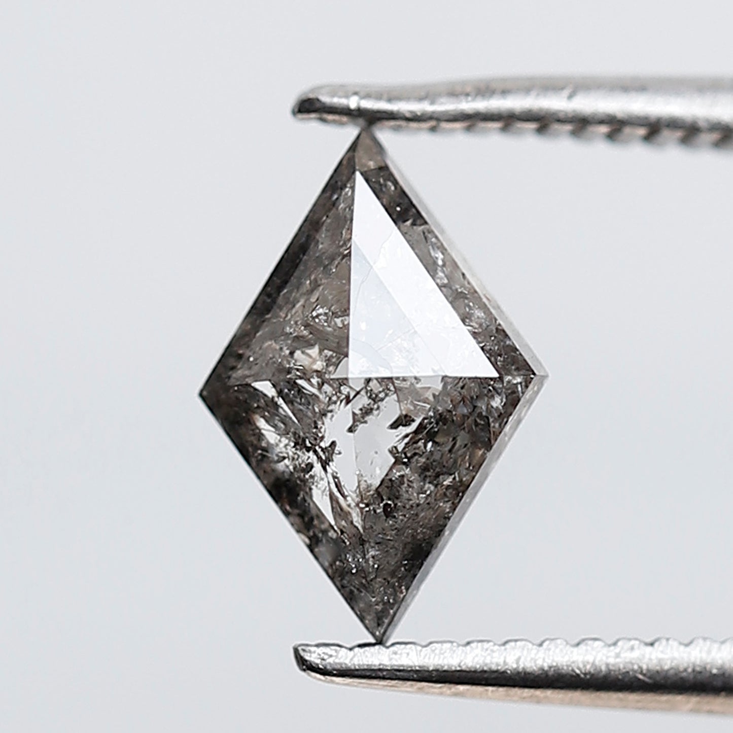 0.72 CT 8.90 MM Kite Shape Salt and Pepper Grey Black Color Natural Loose Diamond