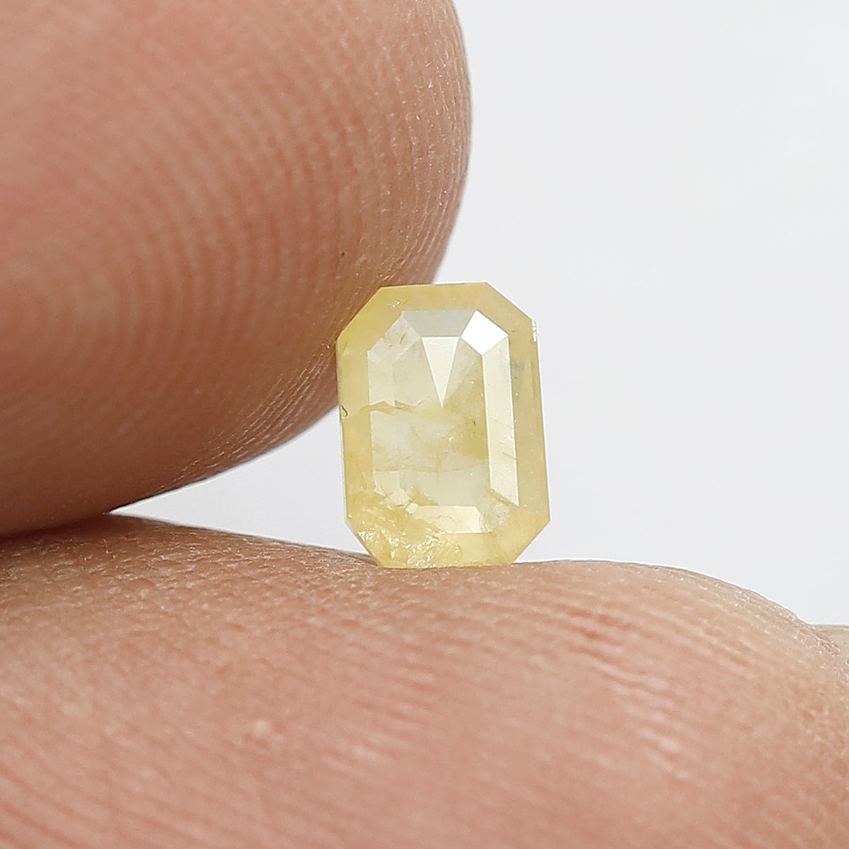 0.49 CT Natural Emerald Rustic Diamond, 5.60 MM Loose Ethical Yellowish Diamond For Anniversary Ring