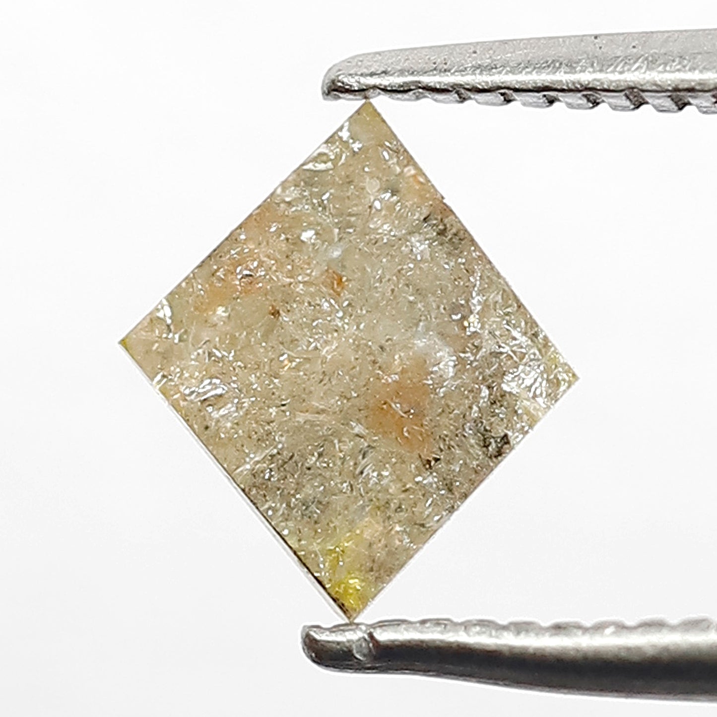 0.70 ct kite salt and pepper diamond loose ,7 mm Brownish Color for diamond ring