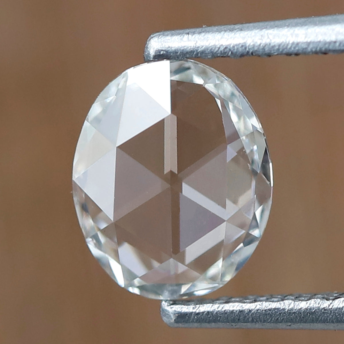 Natural 0.59 Ct Oval Cut Rose Diamond FG- VS, Loose Conflict Free Diamond for Engagement Ring