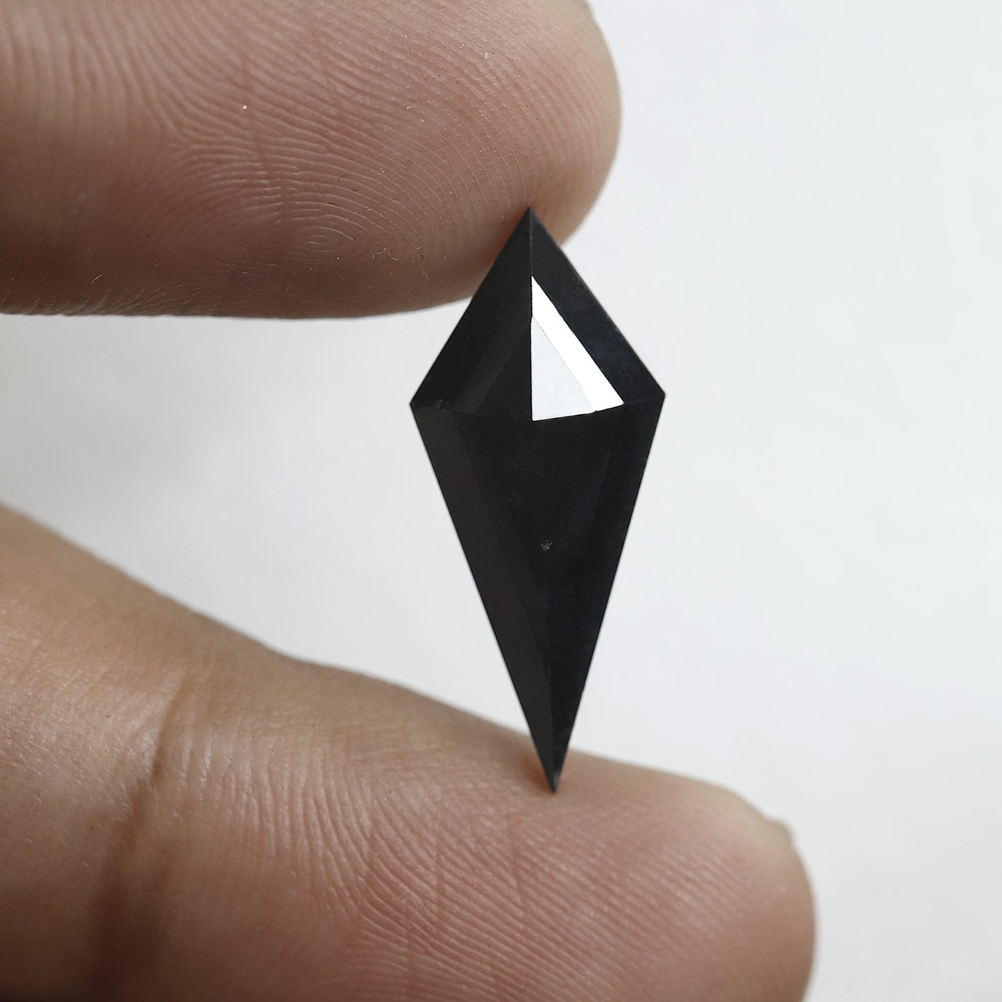 5.72 CT Kite Shape Loose Diamond, 22 MM Kite Black Diamond For Making Pendant
