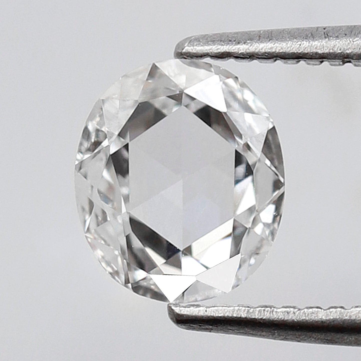 0.66 Ct Oval Shape Rose Cut Diamond EF Color VS Clarity, Natural Loose Diamond, Conflict Free Stone for Engagement Ring or Pendant