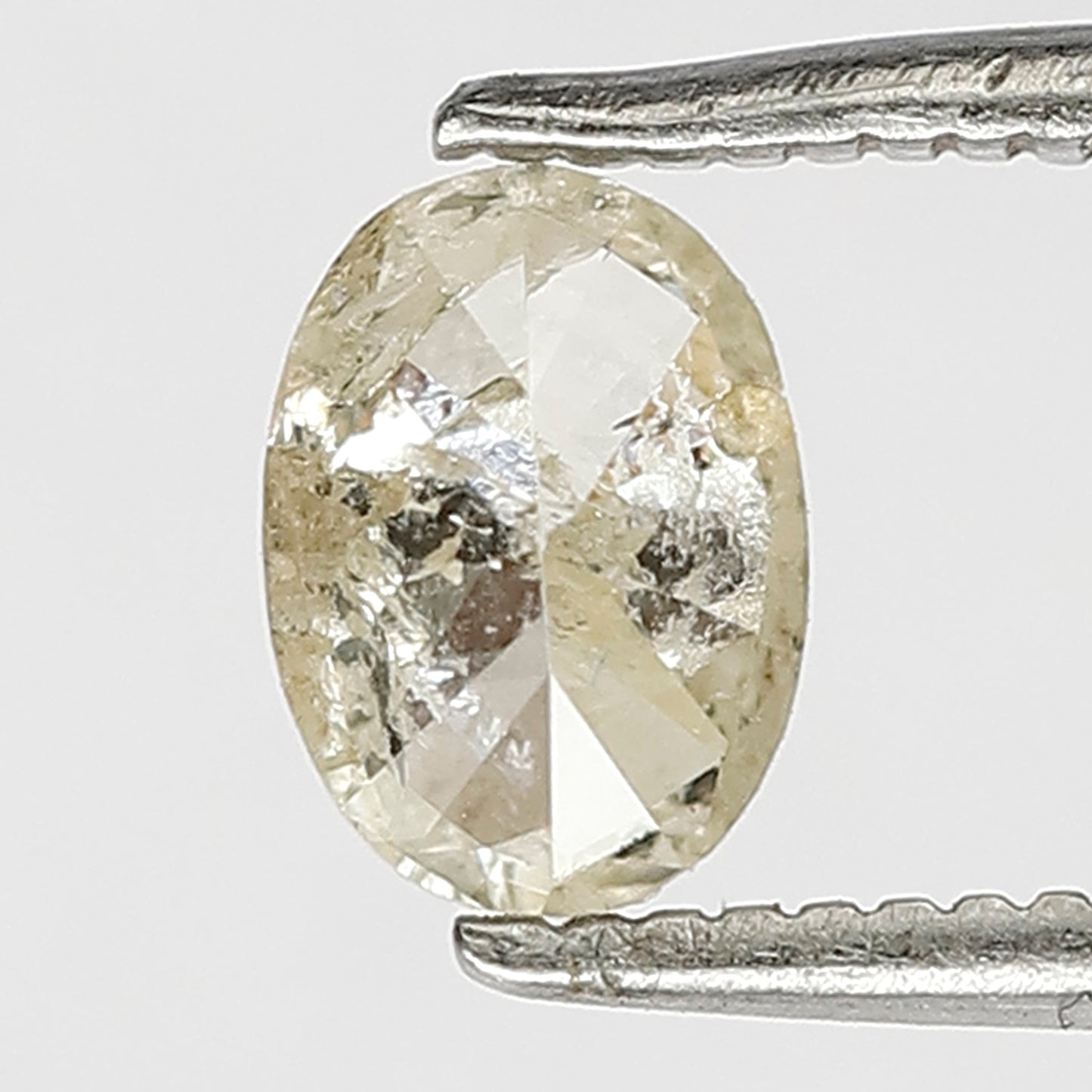 0.62 CT Oval cut Loose Diamond 6.3 MM Natural Light Brown For Make Vintage Ring