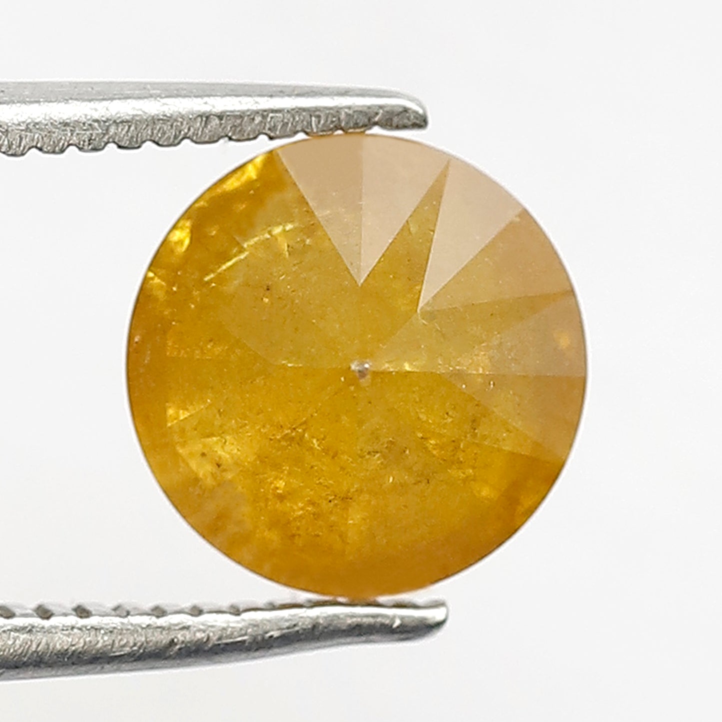 1.88 CT 7.7 MM Sparkling Polished Round Brilliant Cut Natural Loose Diamond Fancy Yellow made for Engagement Rings