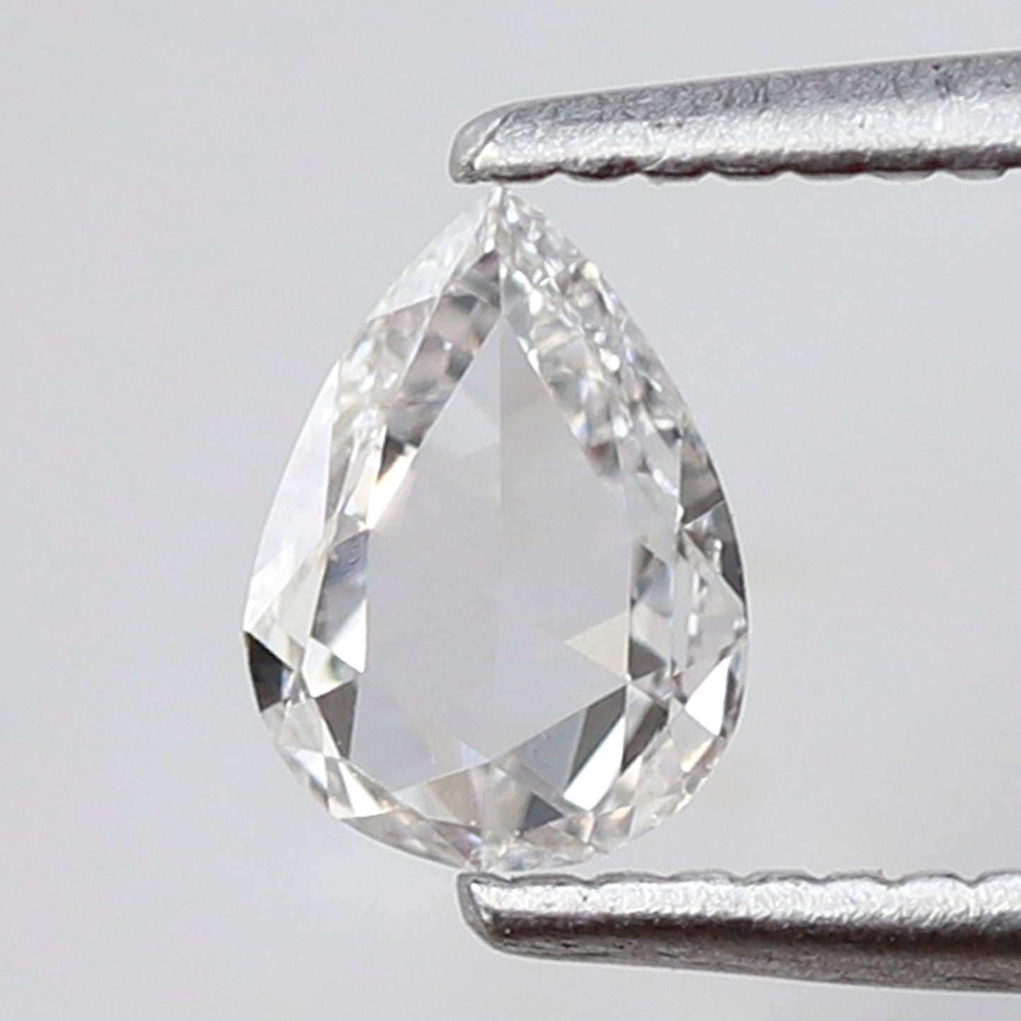 Pear Shape 0.28 Ct Rose Cut Diamond EF Color VS Clarity, Natural Loose Earth Mined Diamond for Promise Ring or Pendant