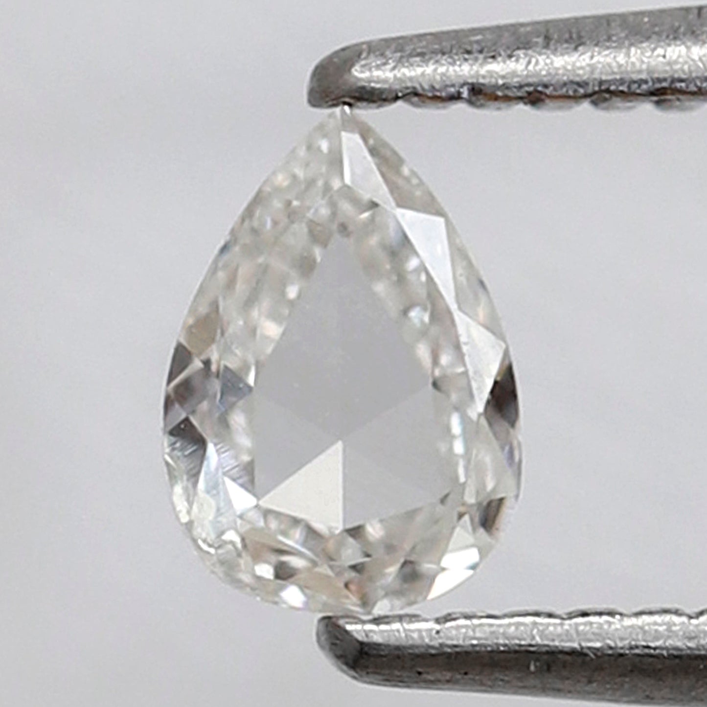 0.23 CT Pear Shape Rose cut Diamond, Natural GH color Vs Clarity Loose Diamond For Making Earring
