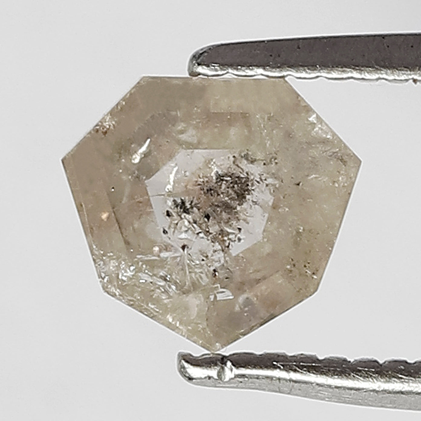 0.76 CT Sparkling Transparent White Antique Cut Salt and Pepper Loose Diamond made for Kind Of Jewelry