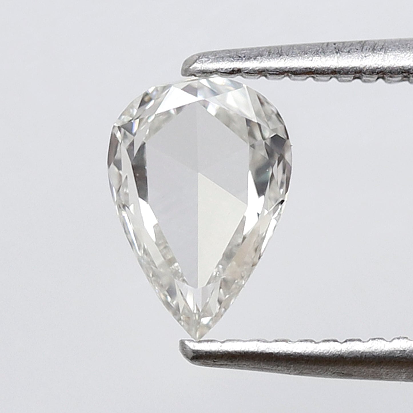 0.64 Ct Pear Shape Rose Cut Diamond GH Color VS Clarity, Natural Loose Conflict Free Diamond for Engagement Ring