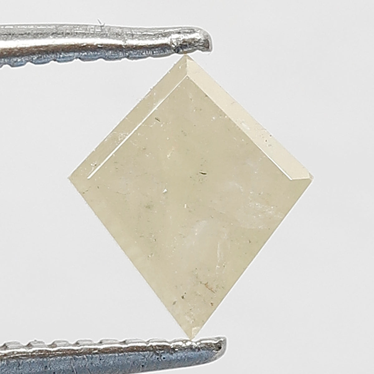 Natural Kite Shape 0.85 CT Loose Diamond, 7.50 MM Misty Yellow Conflict Free Rustic Diamond For Wedding Band