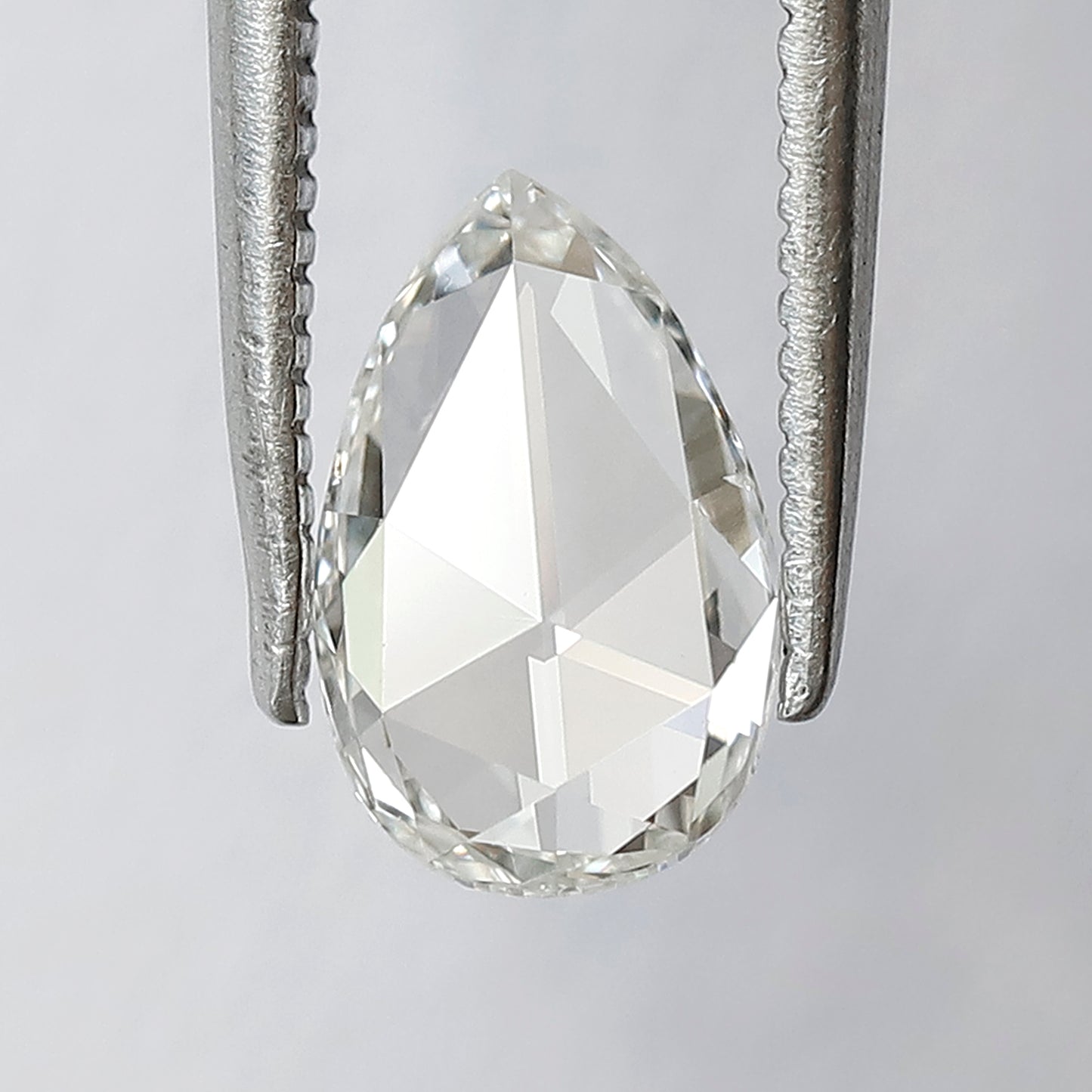 0.90 CT 9 mm Loose Pear Rose Cut Diamond HI color VS clarity for Engagement Ring