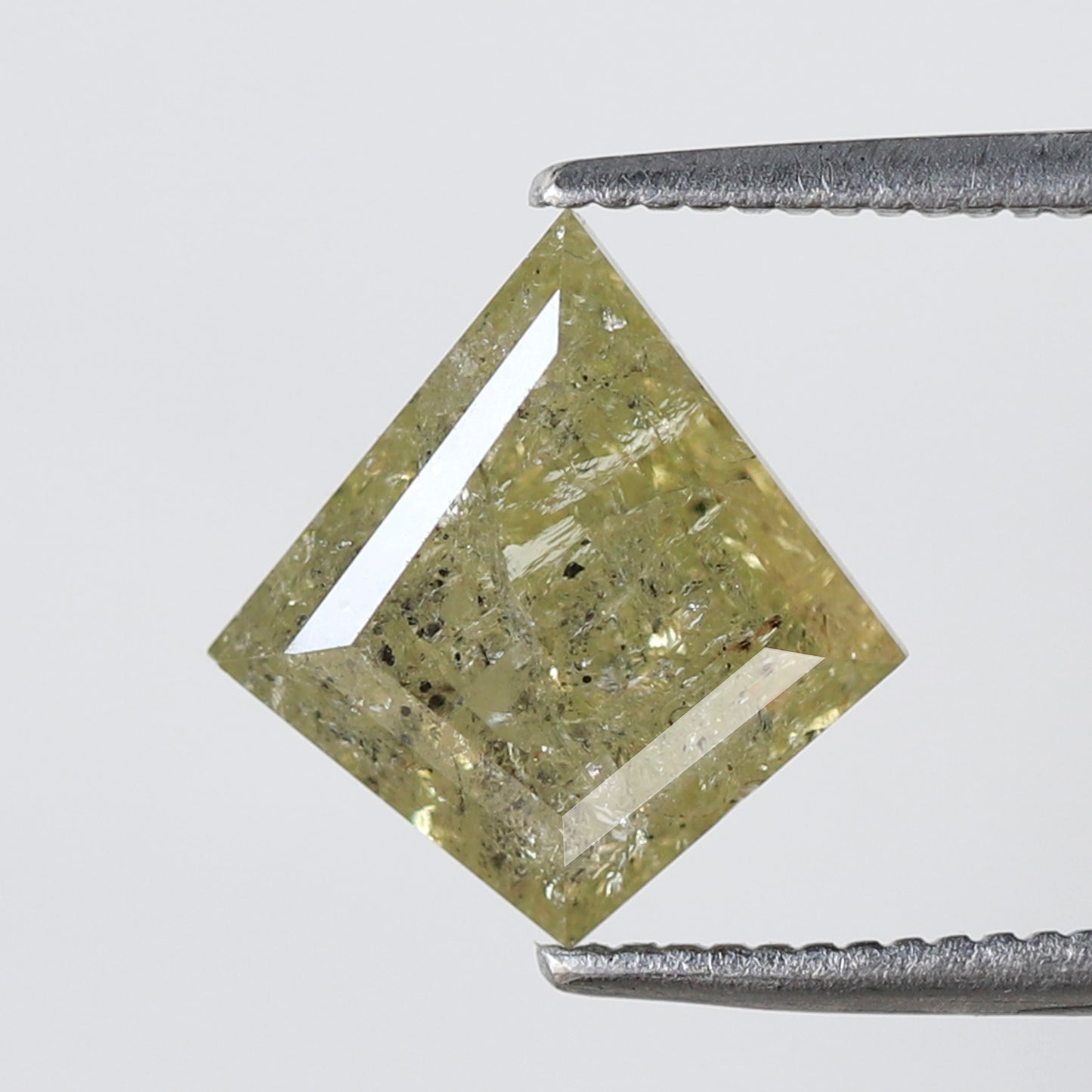 2.66 Carat Kite Shape Yellow Diamond | Natural Translucent Rustic Diamond | Loose Earth Mined Stone for Pendant & Ring