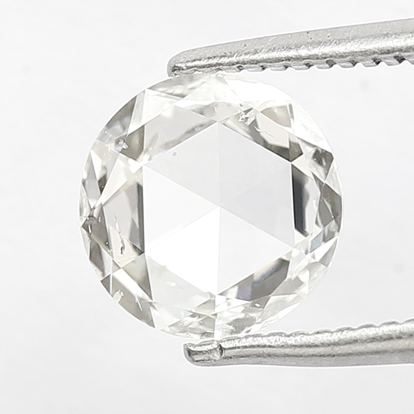 0.91 CT 7 mm EF Color Round Cut SI clarity Diamond made for Jewelry