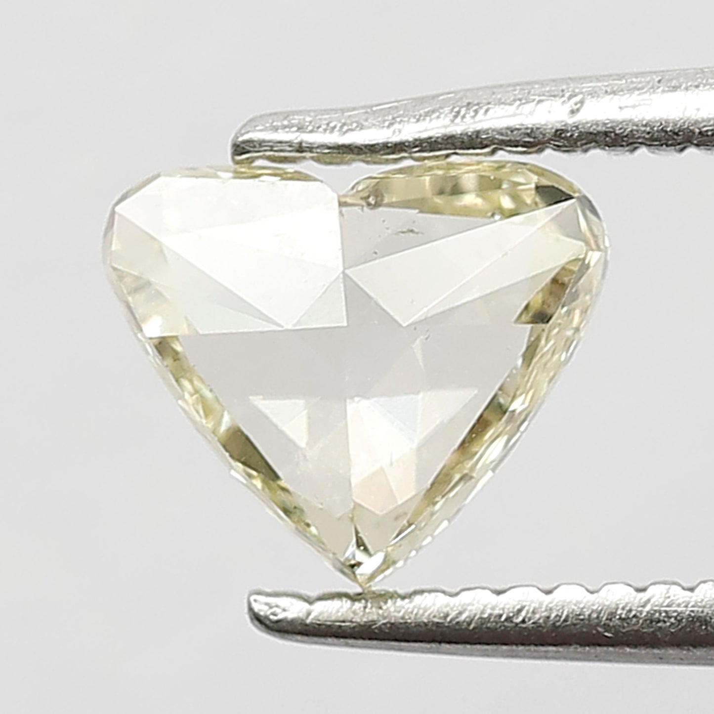 1.02 Carat Heart 5.8 mm Heart Diamond Vintage Ring Yellow Diamond Engagement Ring