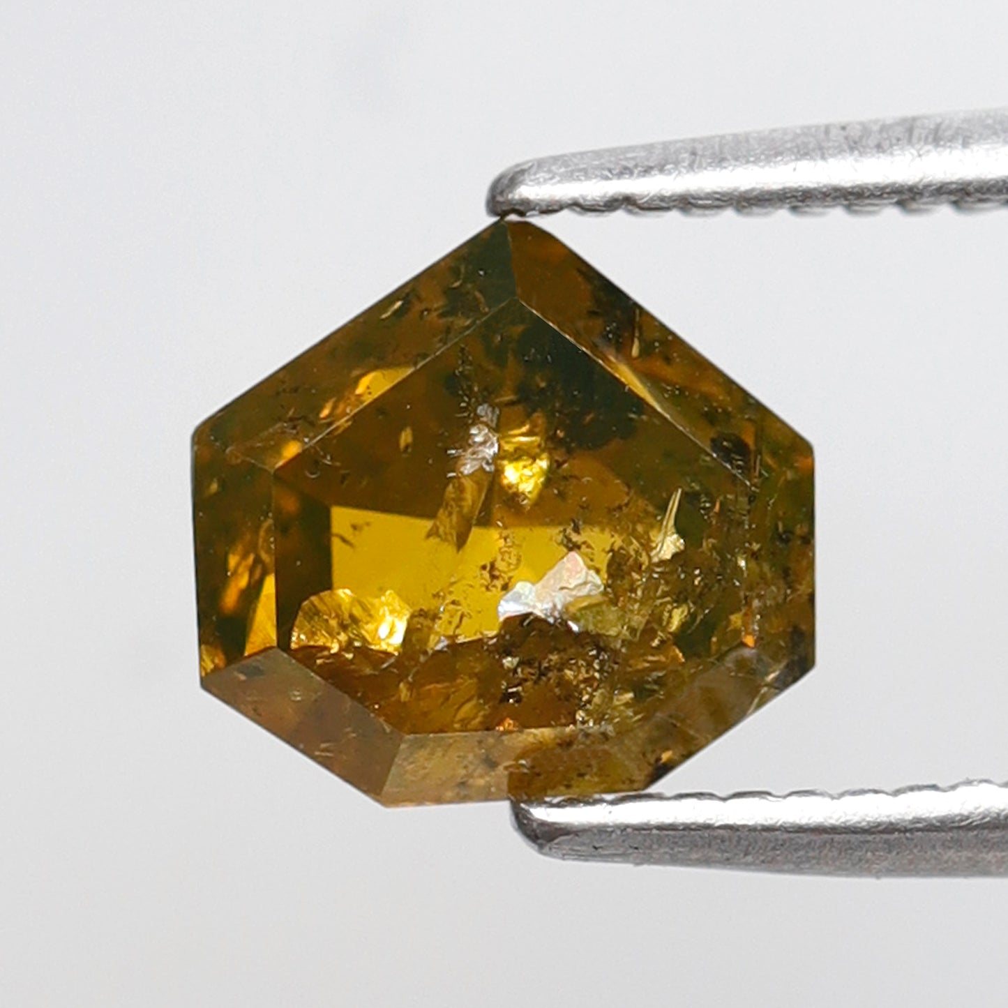 Geometric 1.85 Ct Brownish Yellow Diamond | Natural Rustic Loose Diamond | Ethical Conflict Free Gem | Custom Jewelry Stone