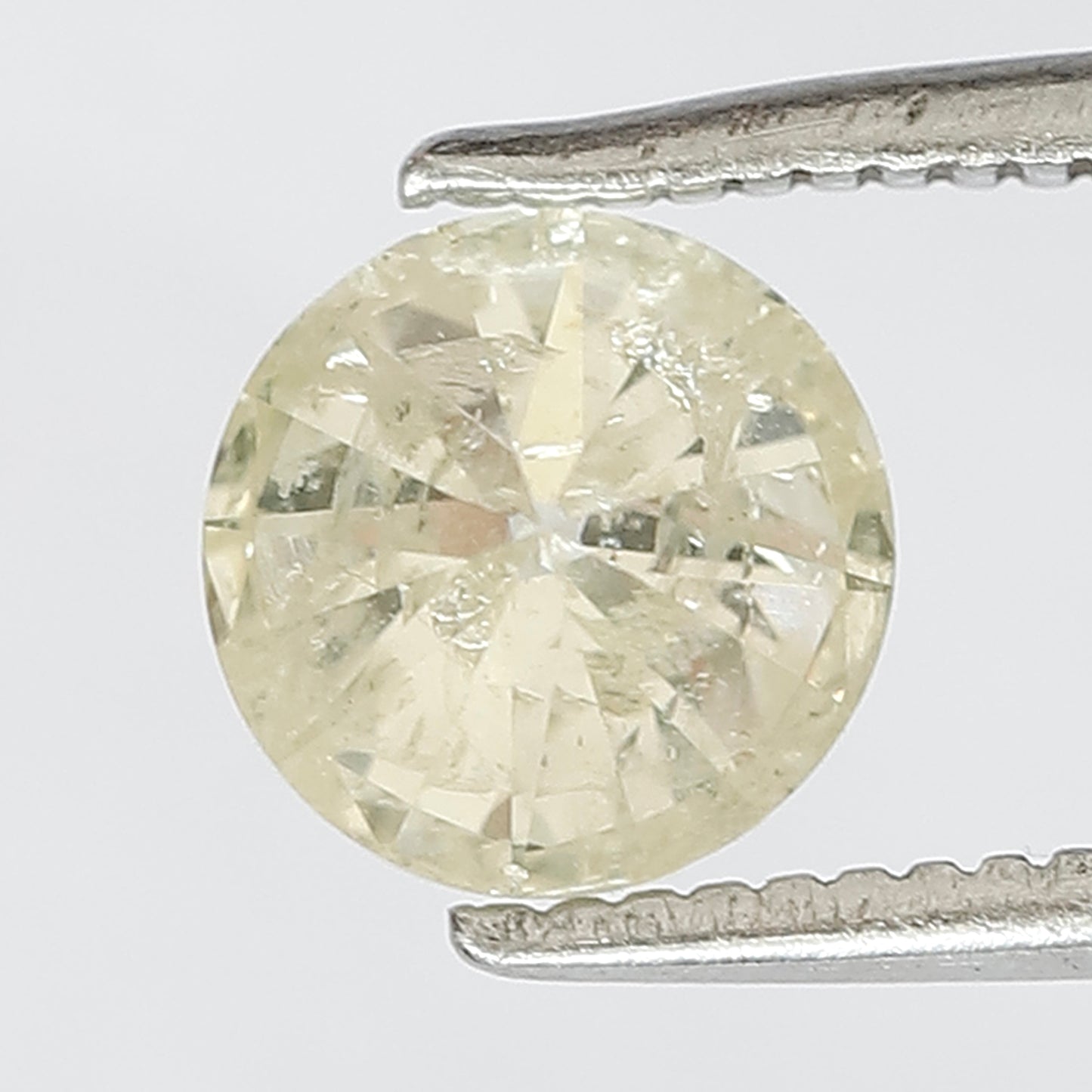 1 Carat fancy Yellow Light 6 mm Natural Loose Round Diamond for Engagement Ring