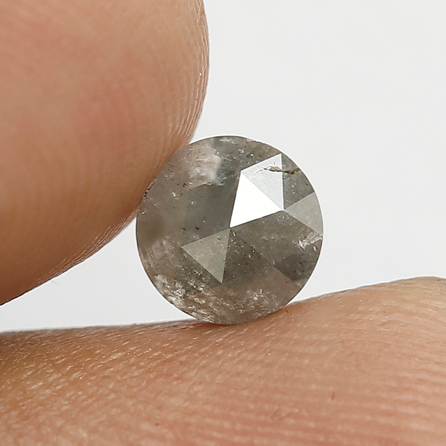 Round Shape Salt and Pepper Loose Natural Diamond 0.69 Carat