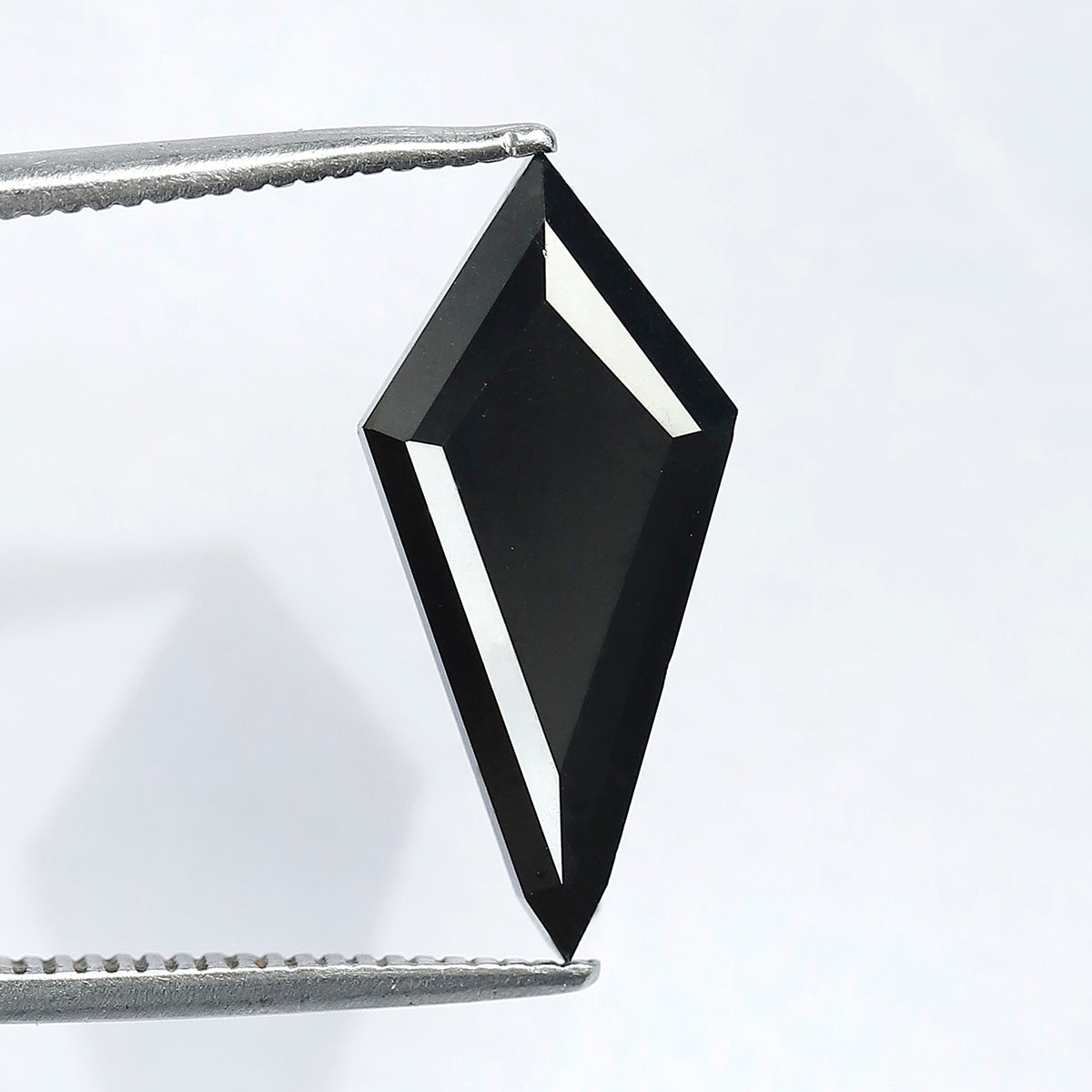 3.23 Ct Kite Shape Black Diamond | Natural Earth Mined Treated Loose Diamond | 17.20 mm Custom Pendant Stone