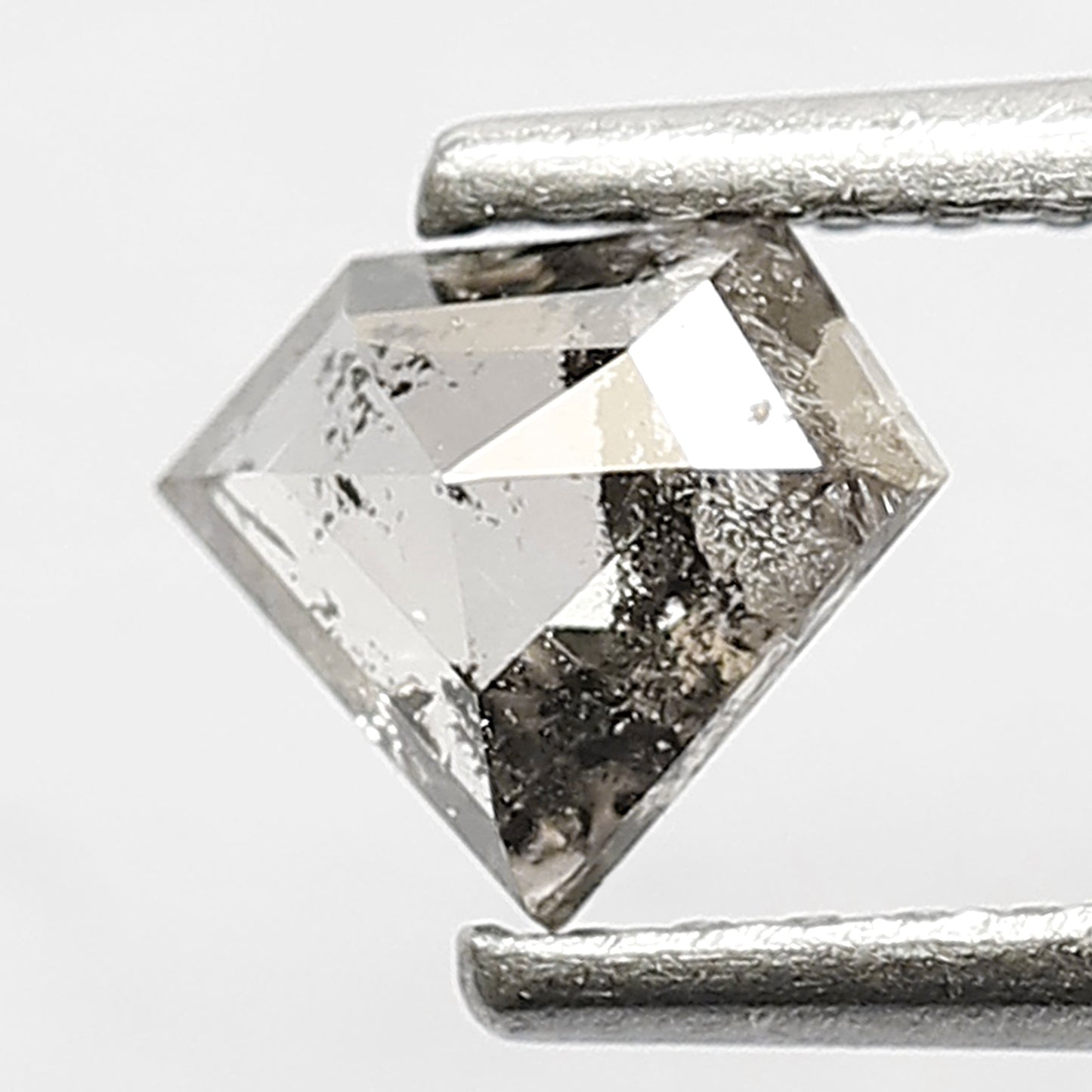 5 MM Loose Natural 0.43 CT Conflict Free Pentagon Shape Diamond Grey Black Diamond Salt and Pepper Diamond Custom Made Jewelry