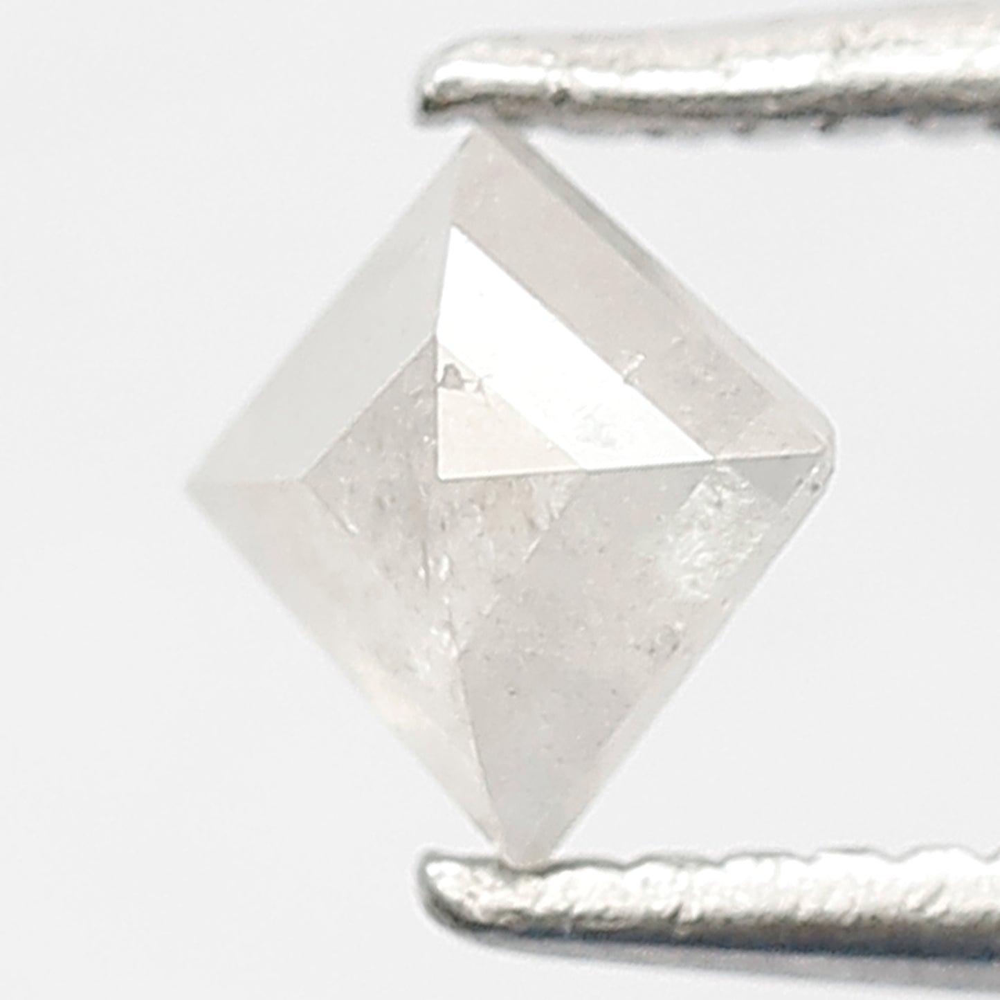 0.38 CT Natural Loose Misty White Color Kite Shape Diamond 5 MM Salt and Pepper Diamond Custom Bridal jewelry
