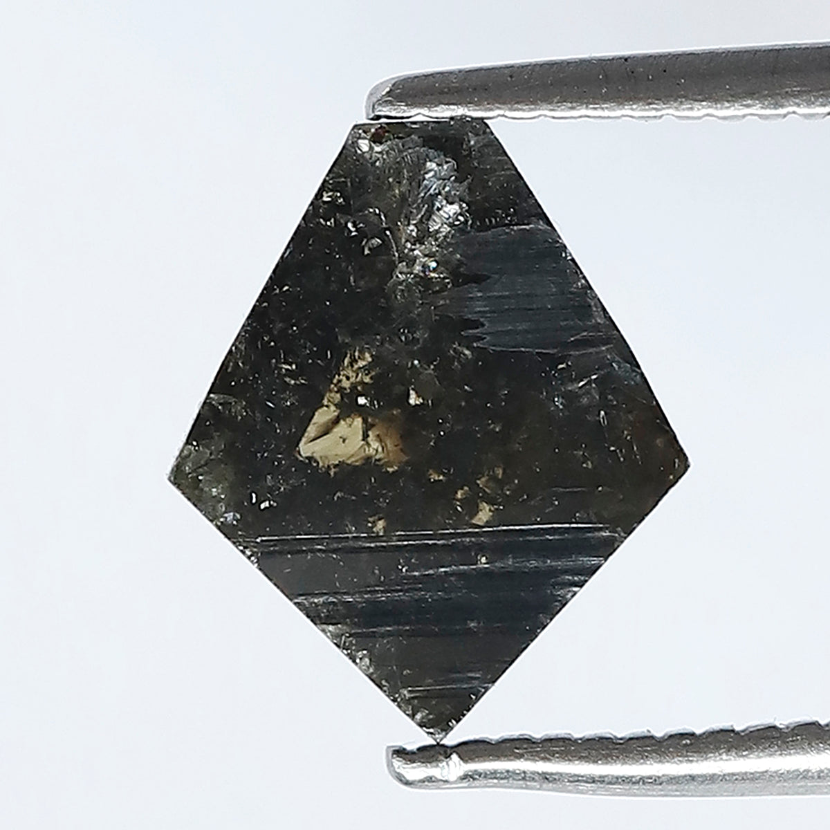 1.72 CT Kite Salt and Pepper Loose Diamond, Natural Gray Black Earth Mined Diamond for Custom Pendant