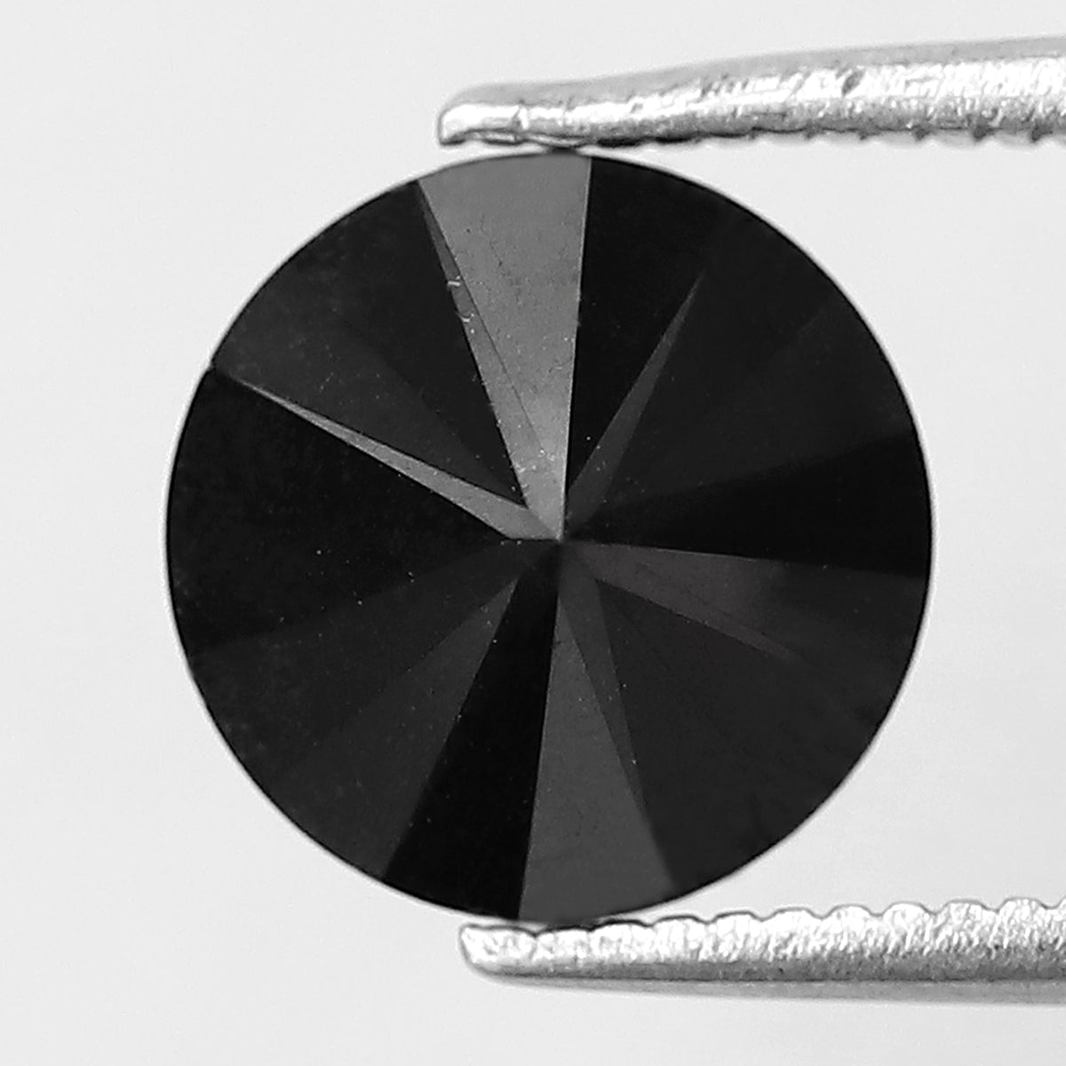 2.98 Ct Round Brilliant cut Black Diamond | Natural Treated Earth Mined Loose Diamond | 8.50 mm for Engagement Ring