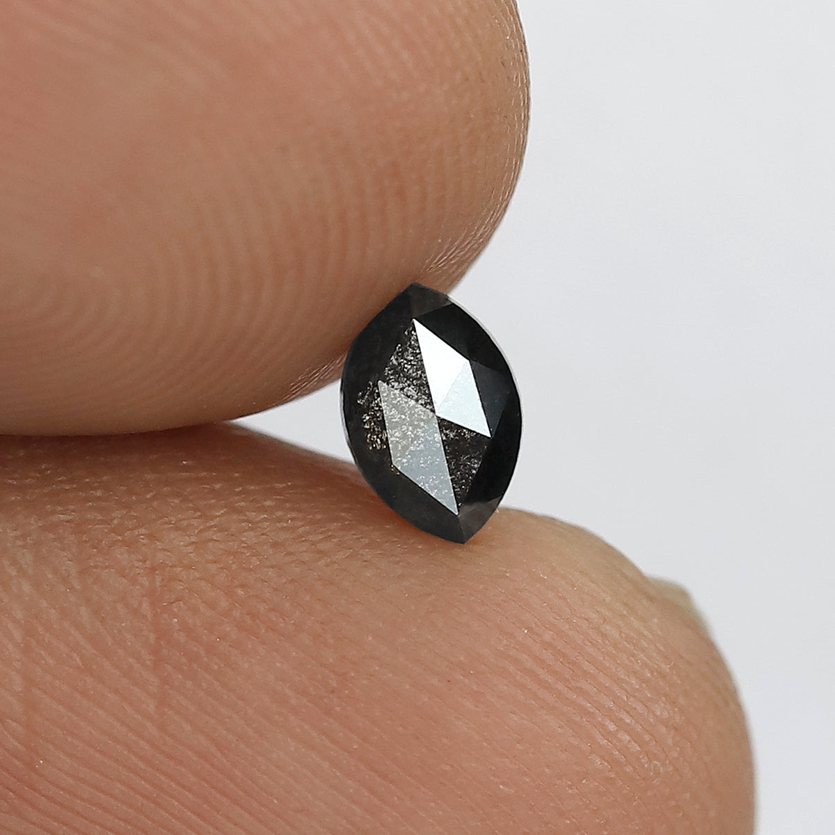 0.38 CT Marquise Shape Natural Loose Diamond, 6.00 x 4.00 mm Earth Mined Salt and Pepper Diamond For Making Wedding Ring