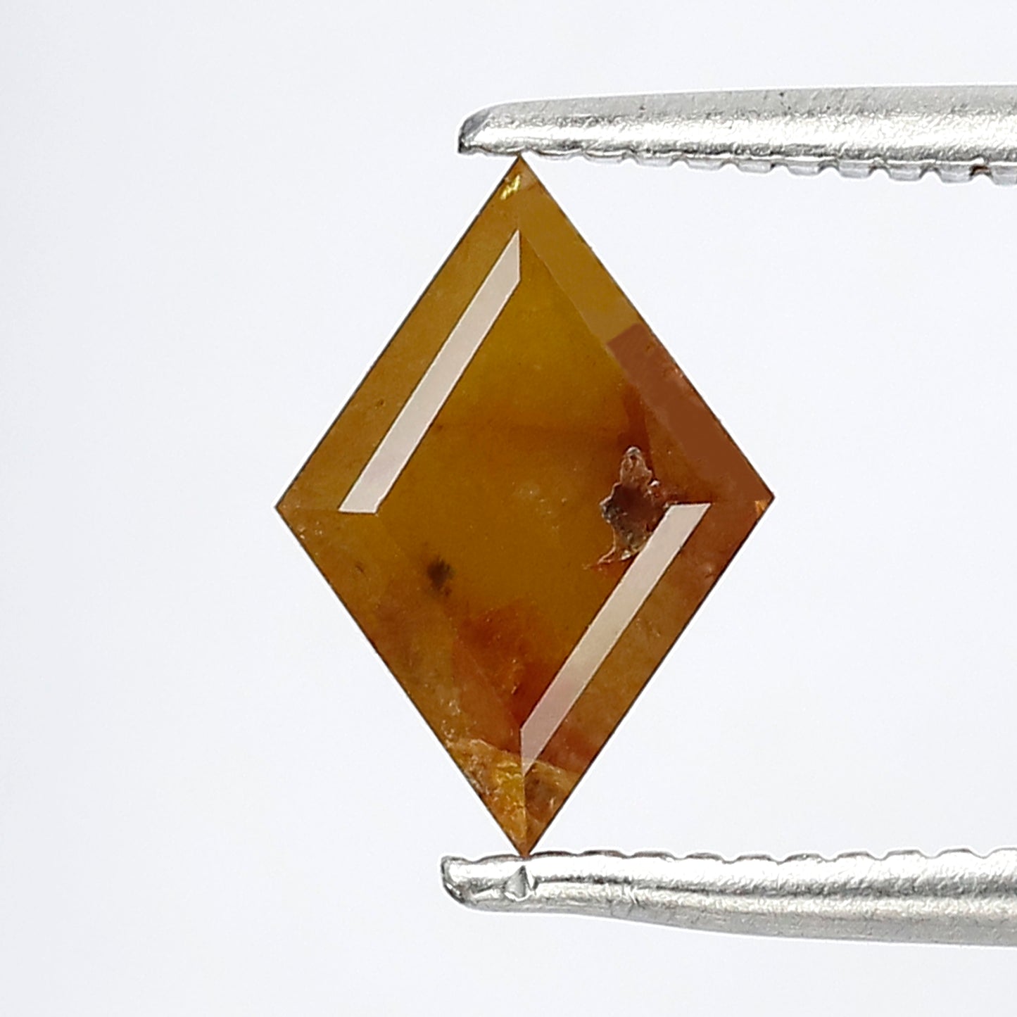 1.07 Ct Kite Shape Conflict Free Diamond | 9 x 6.4 mm Natural Yellowish Red Loose Diamond for Engagement Band