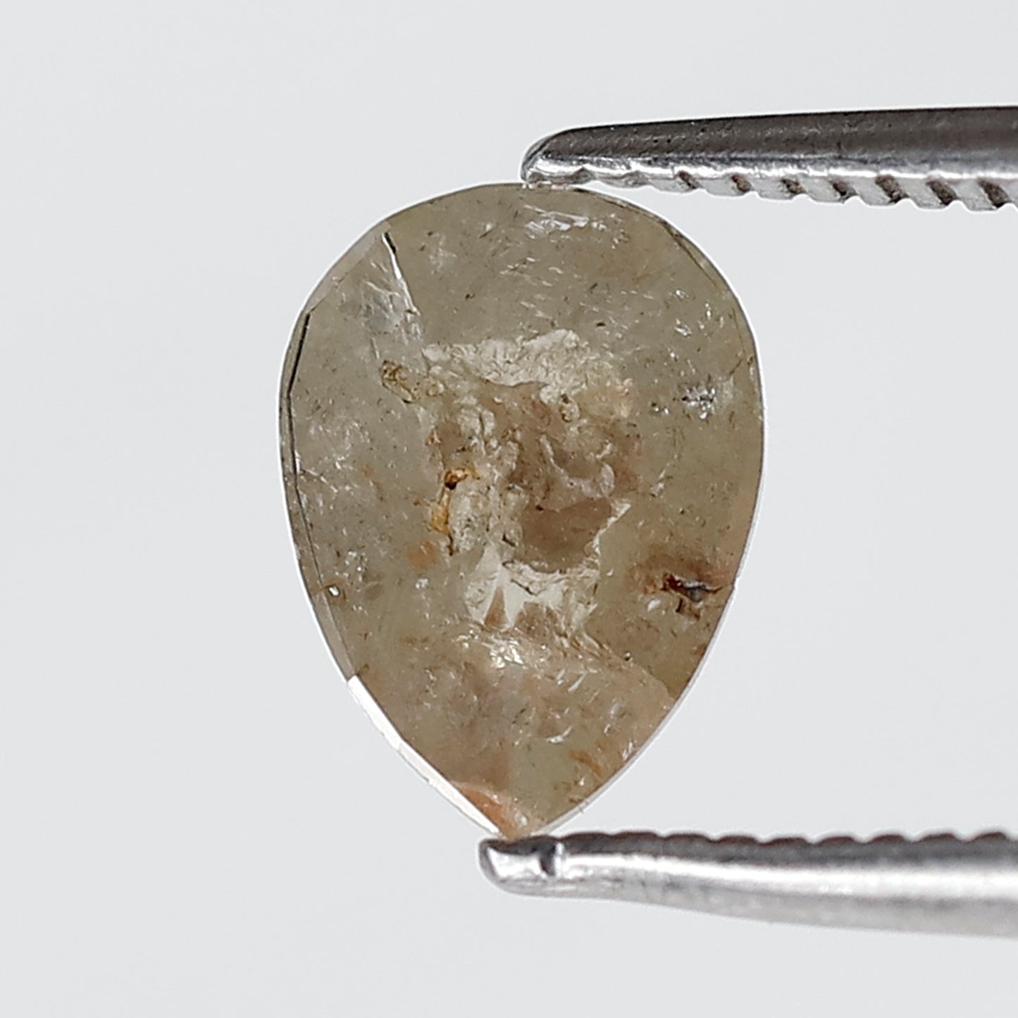 0.92 CT, 8.30 x 6.00 MM Pear Shape Rustic Loose Diamond, Natural Ethically Sourced Earth Mined Diamond