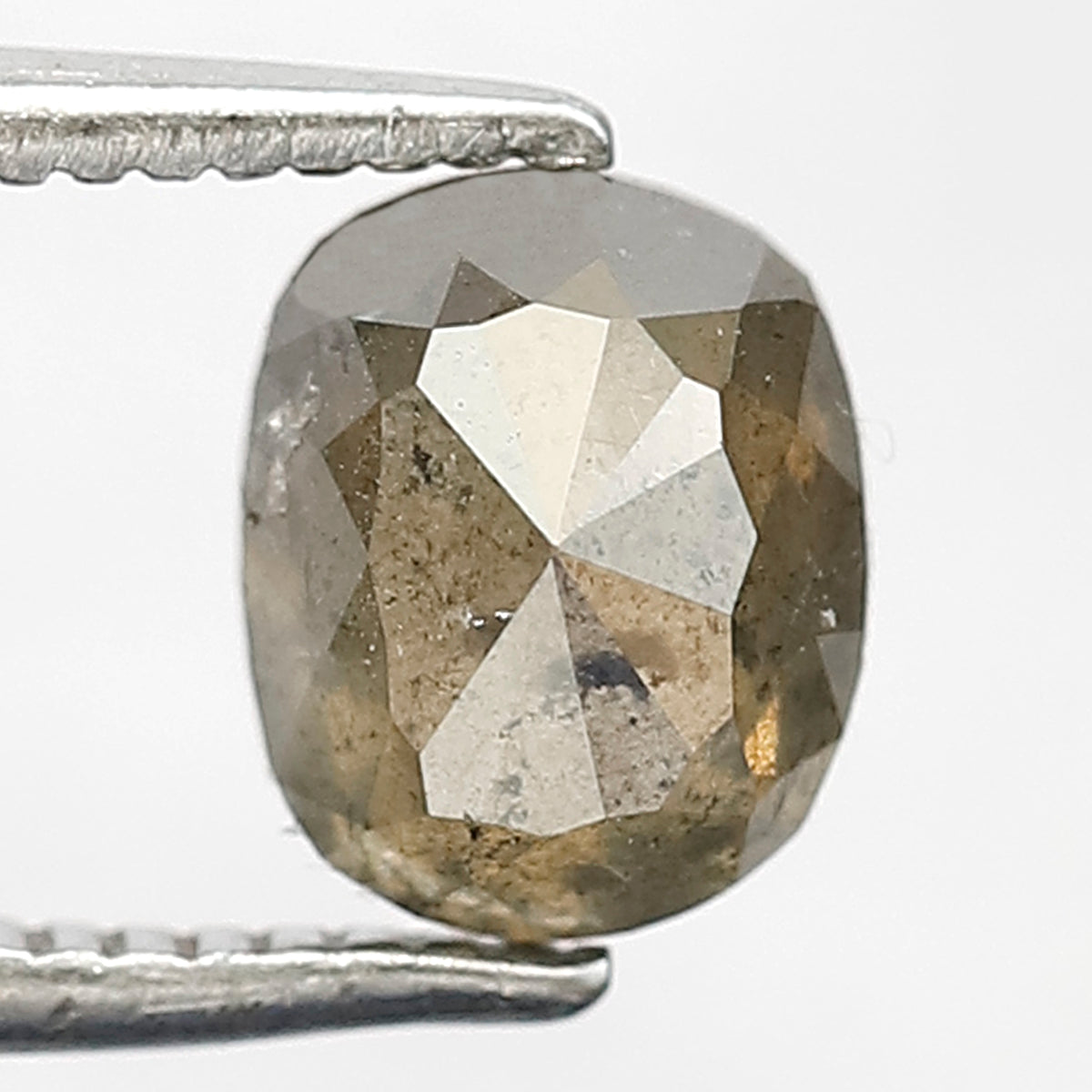 1.18 CT Oval Shape Rustic Loose Diamond, 6.50 mm Natural Greenish Ethical Diamond For Engagement Ring
