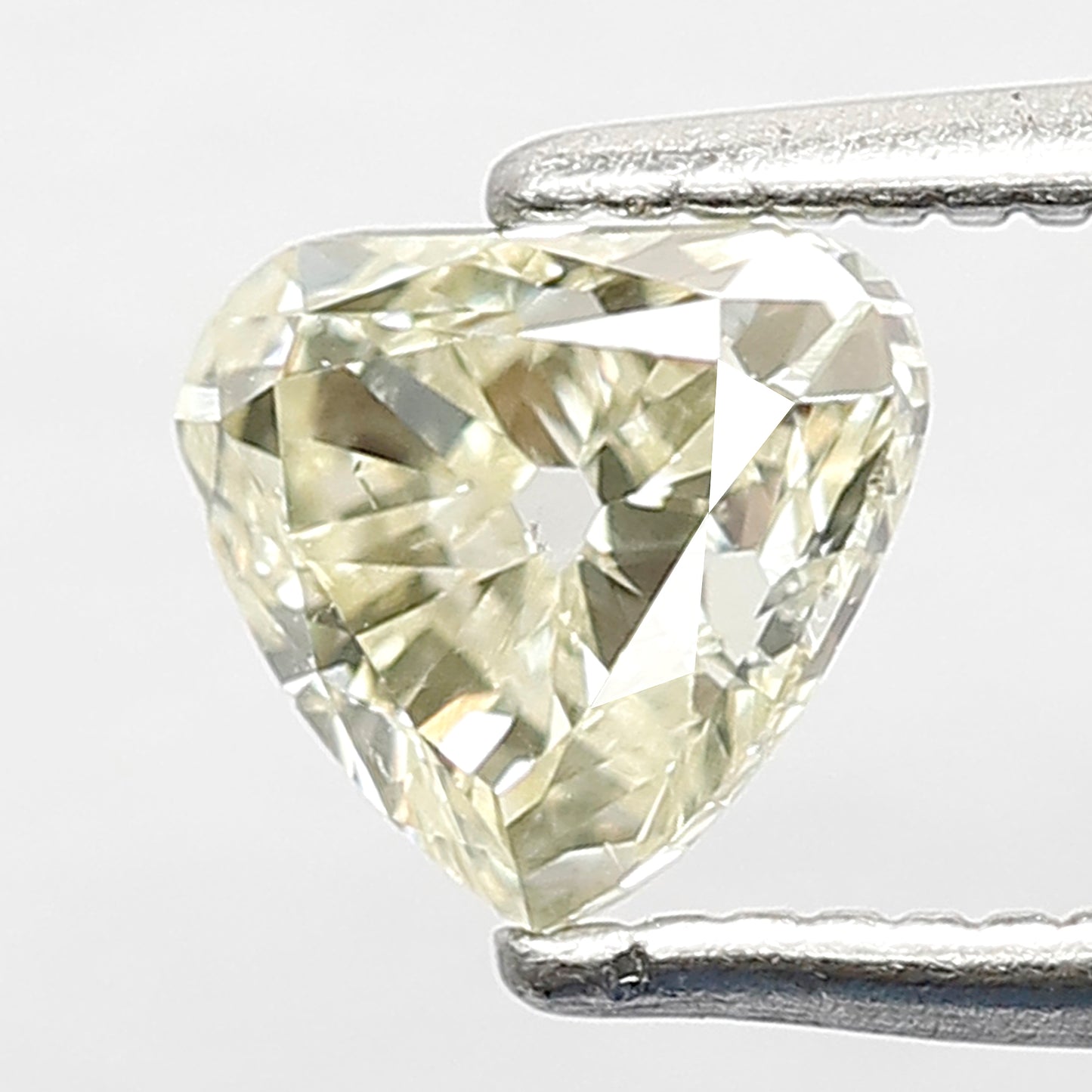 0.78 CT Heart Shape Diamond Loose Natural Fancy Yellow Color Diamond Perfect 5.4 MM SI Clarity Old Mine Cut Diamond Proposal Ring