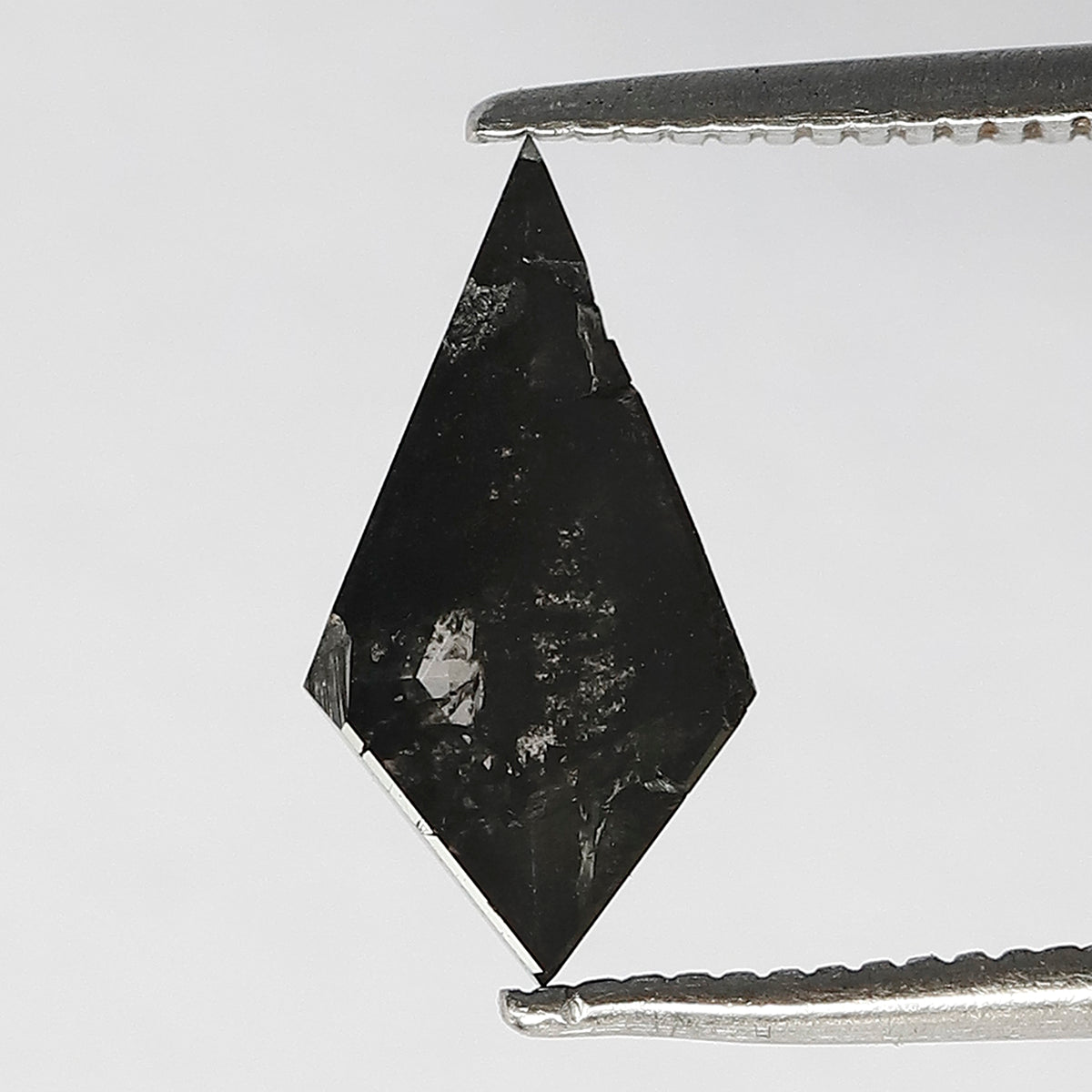 Natural Kite Shape Loose Diamond 1.16 CT, 11.80 mm Salt and Pepper Diamond for Engagement Ring Jewelry