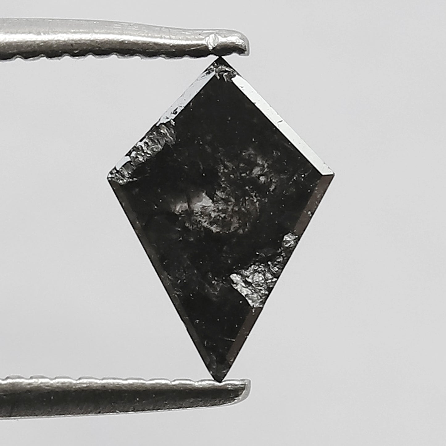 0.56 CT Conflict Free Kite Cut Diamond, Gray Black Natural Loose Diamond for Engagement Ring Design