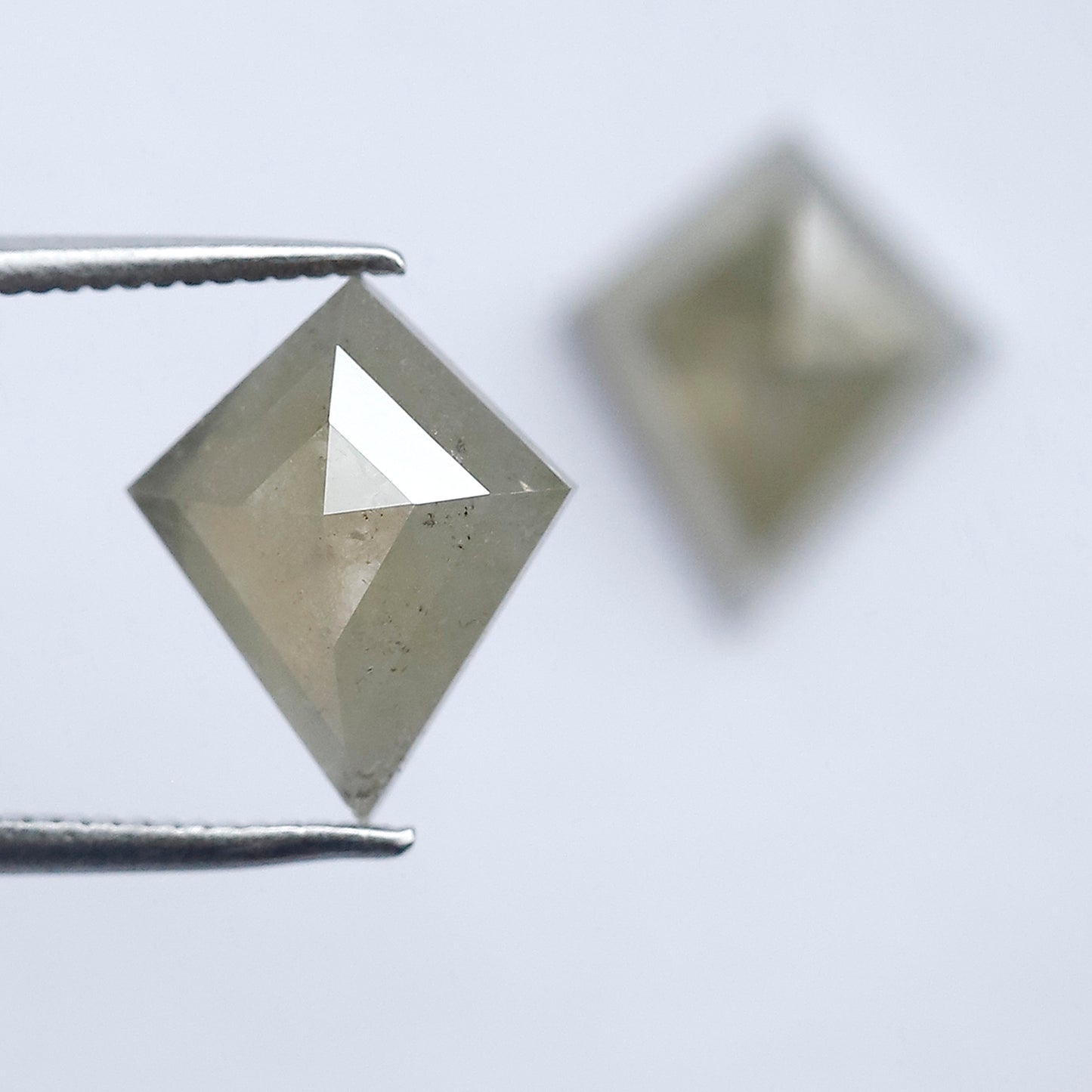 3.65 Ct Rustic Kite Cut Ethical Diamond Pair | Natural Loose Diamonds for Pendant, Earrings & Custom Jewelry