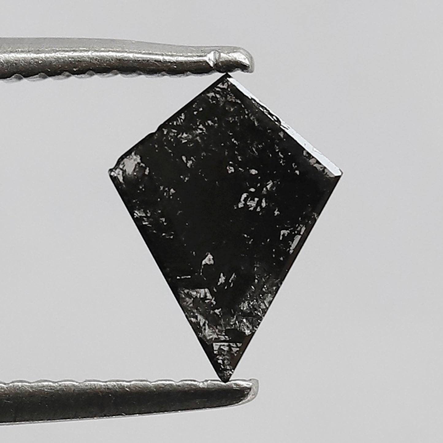0.38 CT Kite Shape Salt and Pepper Diamond, Natural Gray Black Loose Earth Mined Loose Diamond