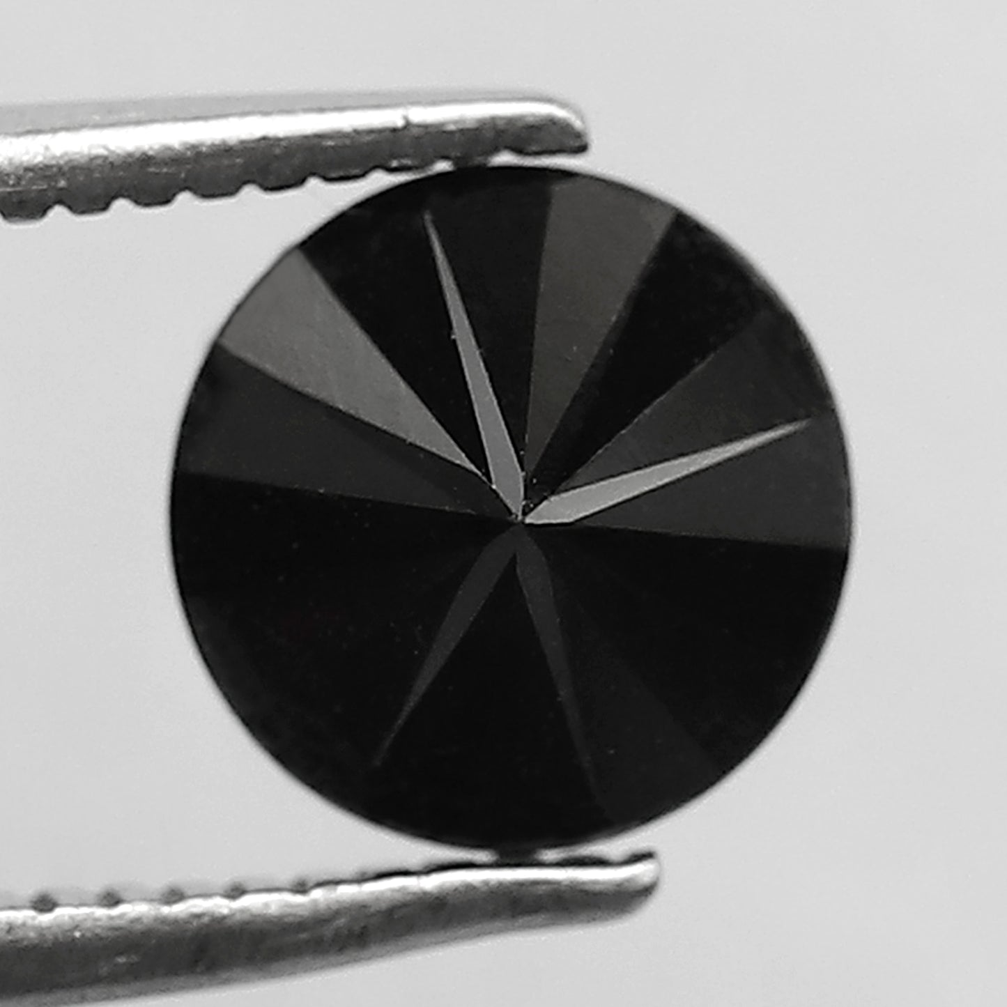 Natural Treated 1.54 CT Round Brilliant Cut Black Diamond, Loose Ethical Diamond for Engagement & Bridal Ring