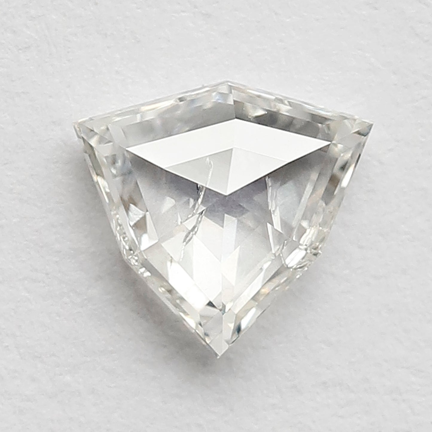 8 MM Long Unique Geometric Shape Diamond 1.19 CT HI Color SI Clarity Loose Natural Conflict Free White Rose Cut Diamond Engagement Ring