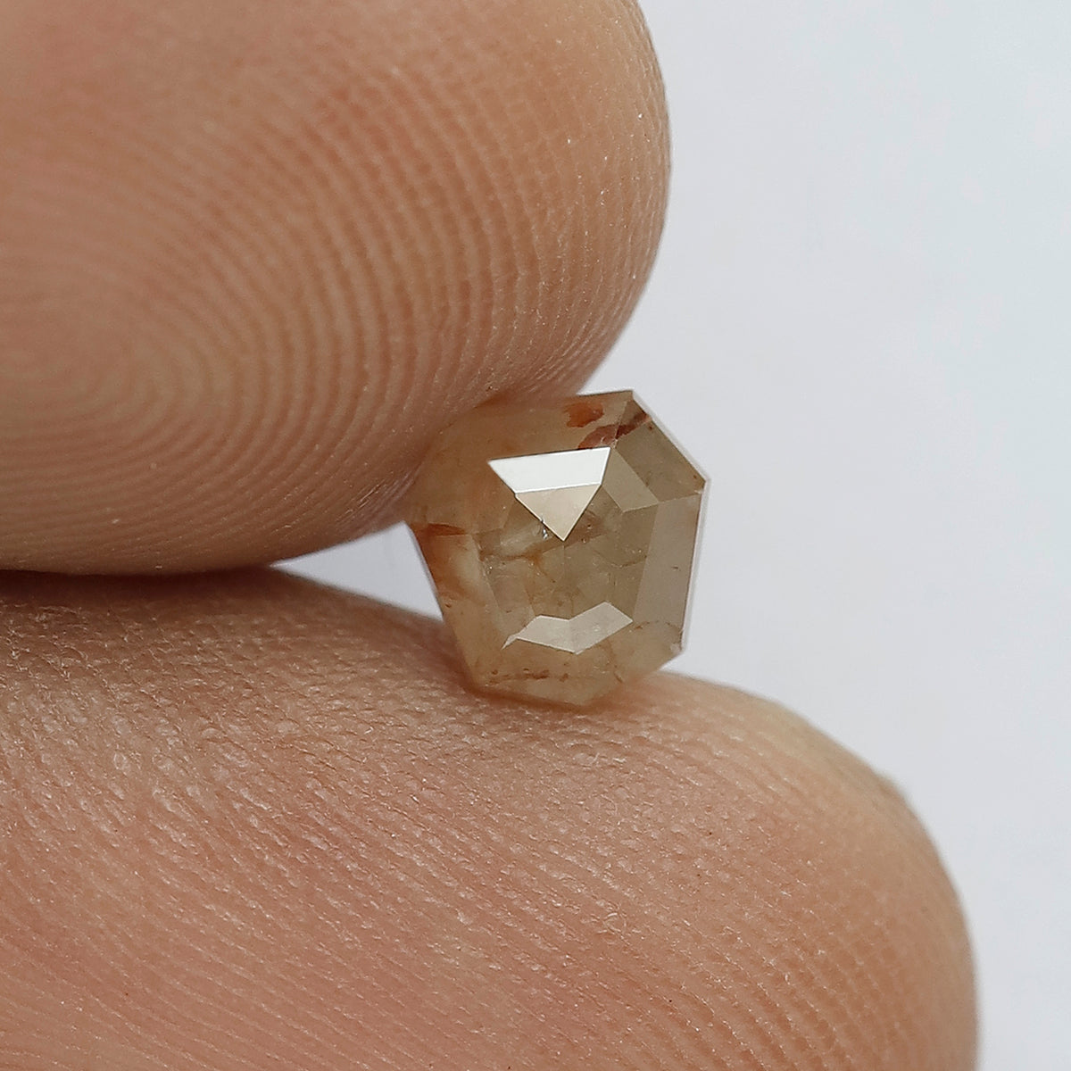 0.72 Ct Rustic Shield Cut Diamond | Pinkish Red Natural Loose Diamond for Engagement Ring