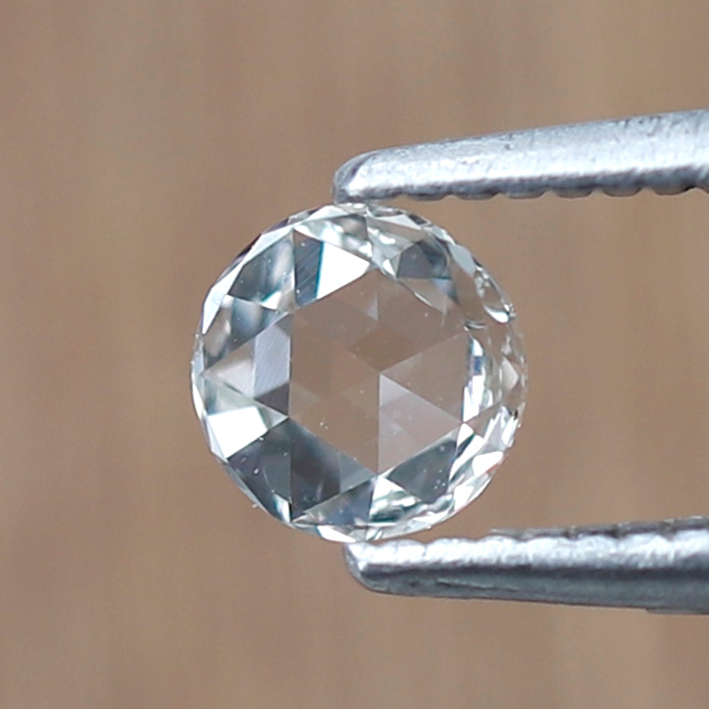 0.22 Ct Natural Round Rose Cut Diamond, FG VS Loose Diamond, 4.5 mm Minimalist Engagement Proposal Stone