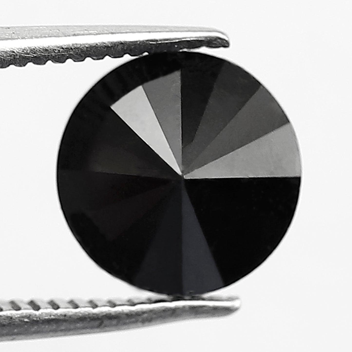 2.24 CT Round Brilliant Cut Loose Diamond, Natural Treated Black Ethical Diamond, 8 MM Diamond for Anniversary Ring
