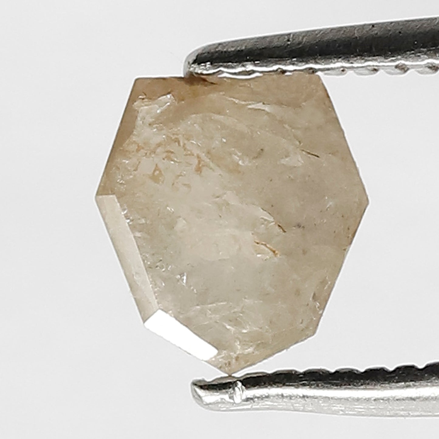 0.86 CT Modified shield cut ICY Diamond Natural Grey Color Loose diamond faceted loose rustic diamonds for sale