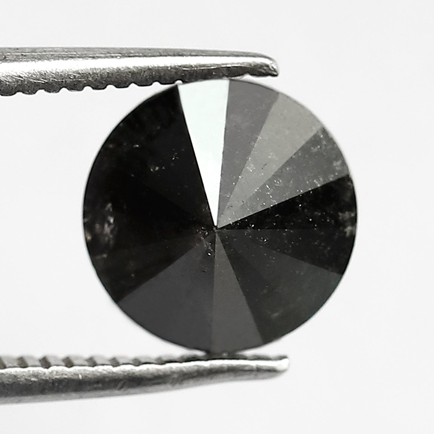 2.09 CT Conflict Free Round Brilliant cut Loose Diamond, Natural Gray Black Earth Mined Salt and Pepper Diamond For Promise Ring