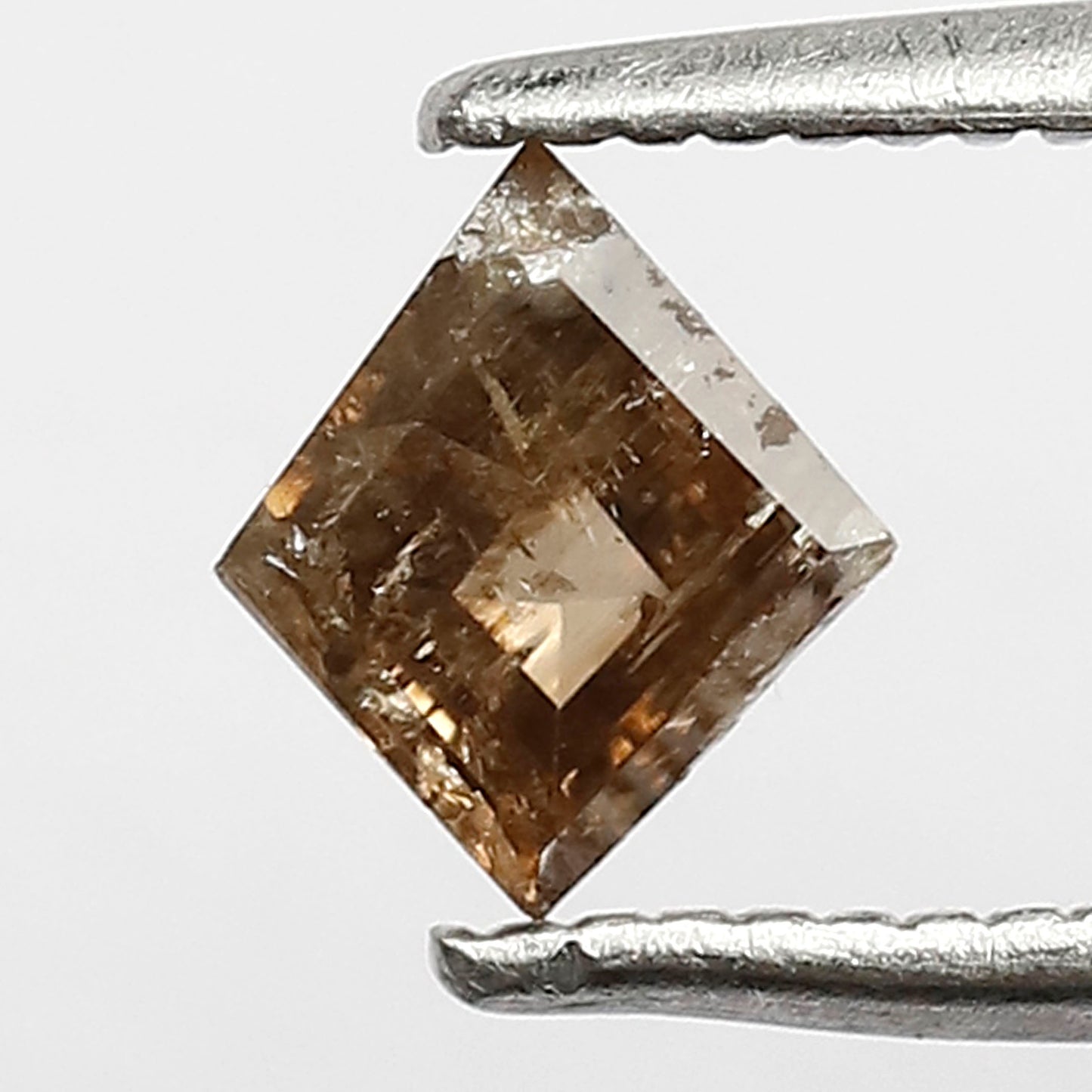 0.50 CT 6 MM Natural Loose kite champagne salt and pepper diamond Gift for Her