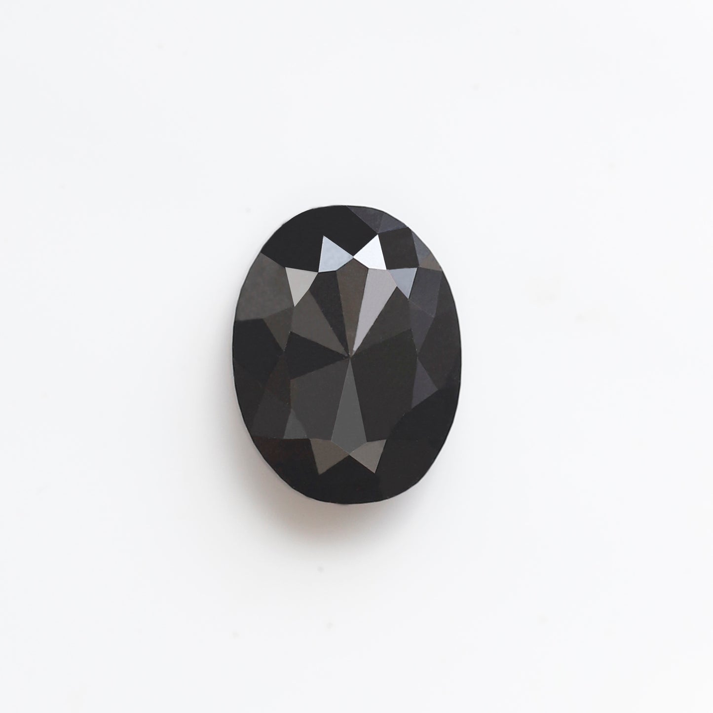 Oval Cut 2.22 Ct Black Diamond, Natural Treated Loose Diamond, 9.40 x 7.60 mm Stone for Custom Ring