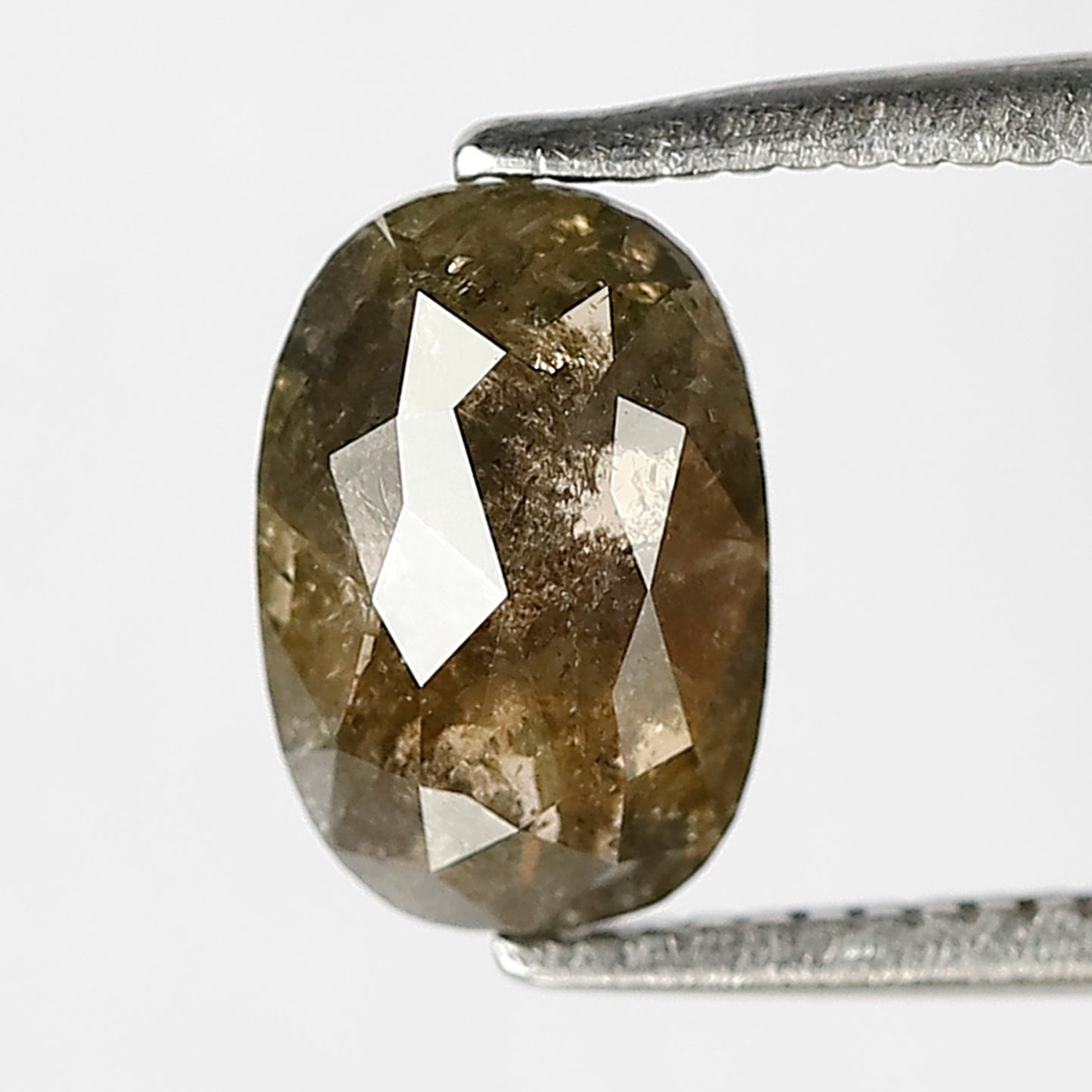 1.06 CT Natural oval shape Champagne brown color diamonds, loose, diamond for ring jewelry