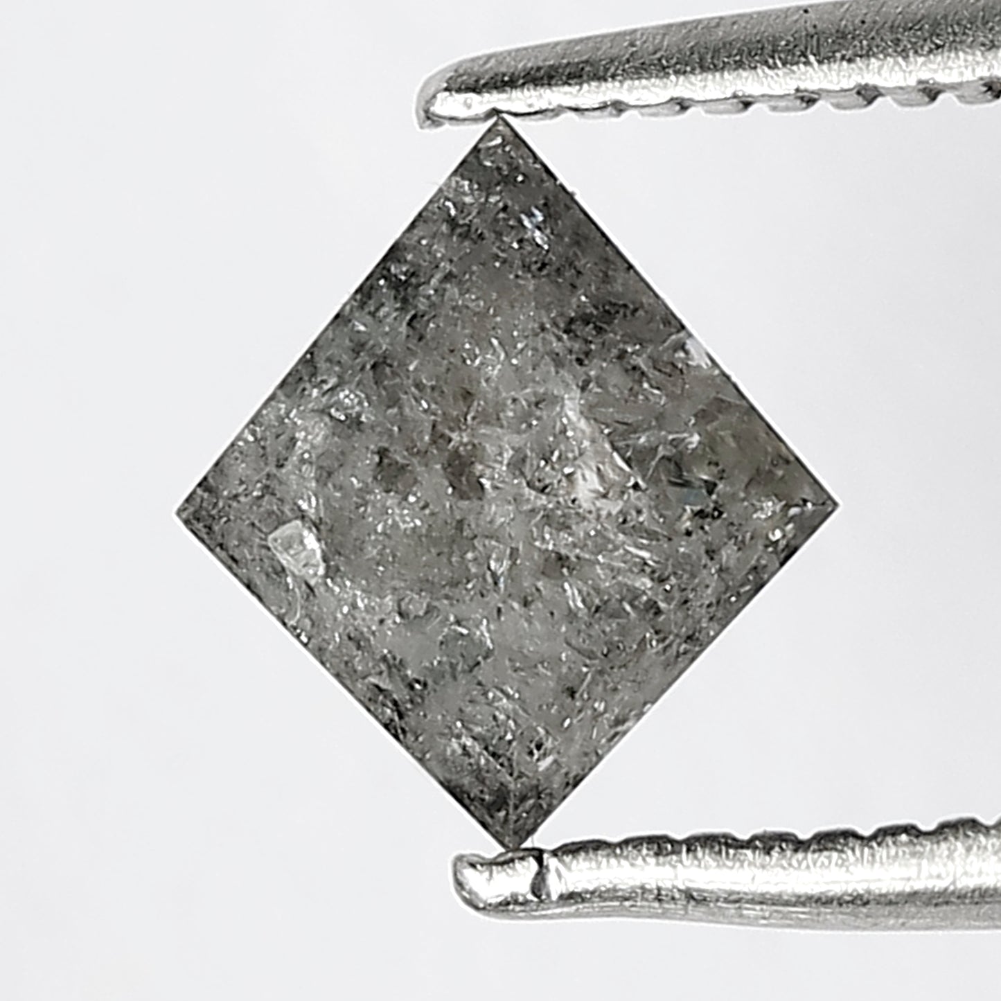 0.76 CT 7 MM kite shape salt and pepper Natural loose diamond,for ring