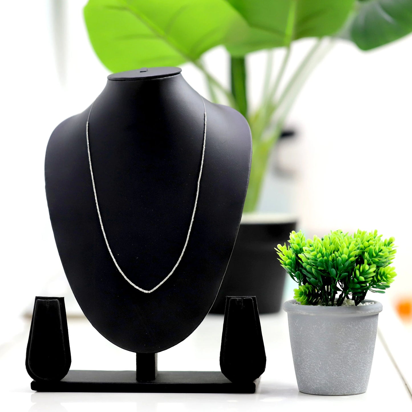 12 CT Net Weight 1.20 to 2 MM Diamond Beads, Natural White color Pipe Beads