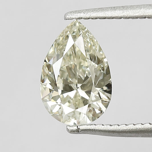 1.05 CT Pear Brilliant cut Rose Cut Diamond, Natural J-K Color VS Clarity Ethical Diamond for Proposal Ring