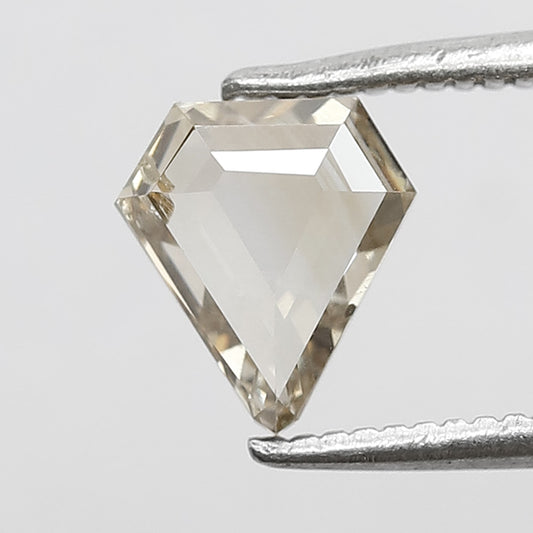 0.90 CT Loose Rose Cut Diamond, Diamond Shape Natural Champagne VS Ethical Diamond for Custom Pendant Jewelry